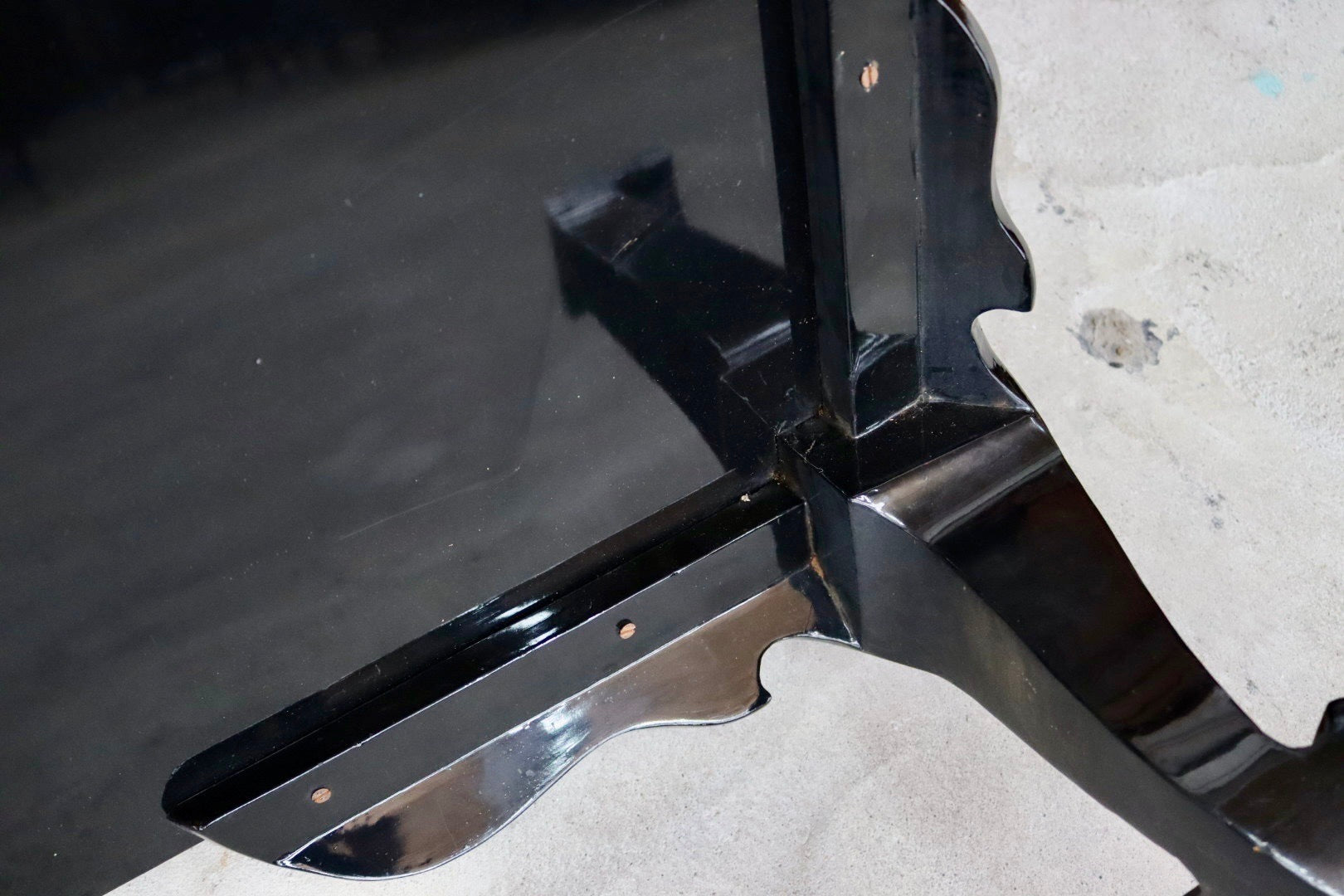 GMIS40○センターテーブル リビングテーブル 座卓 花鳥図 鶴亀 ローテーブル 螺鈿細工 アジア 李朝家具 ビンテージ アンティーク