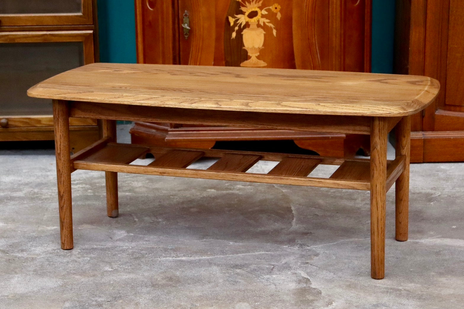 モモナチュラル テーブル 無垢