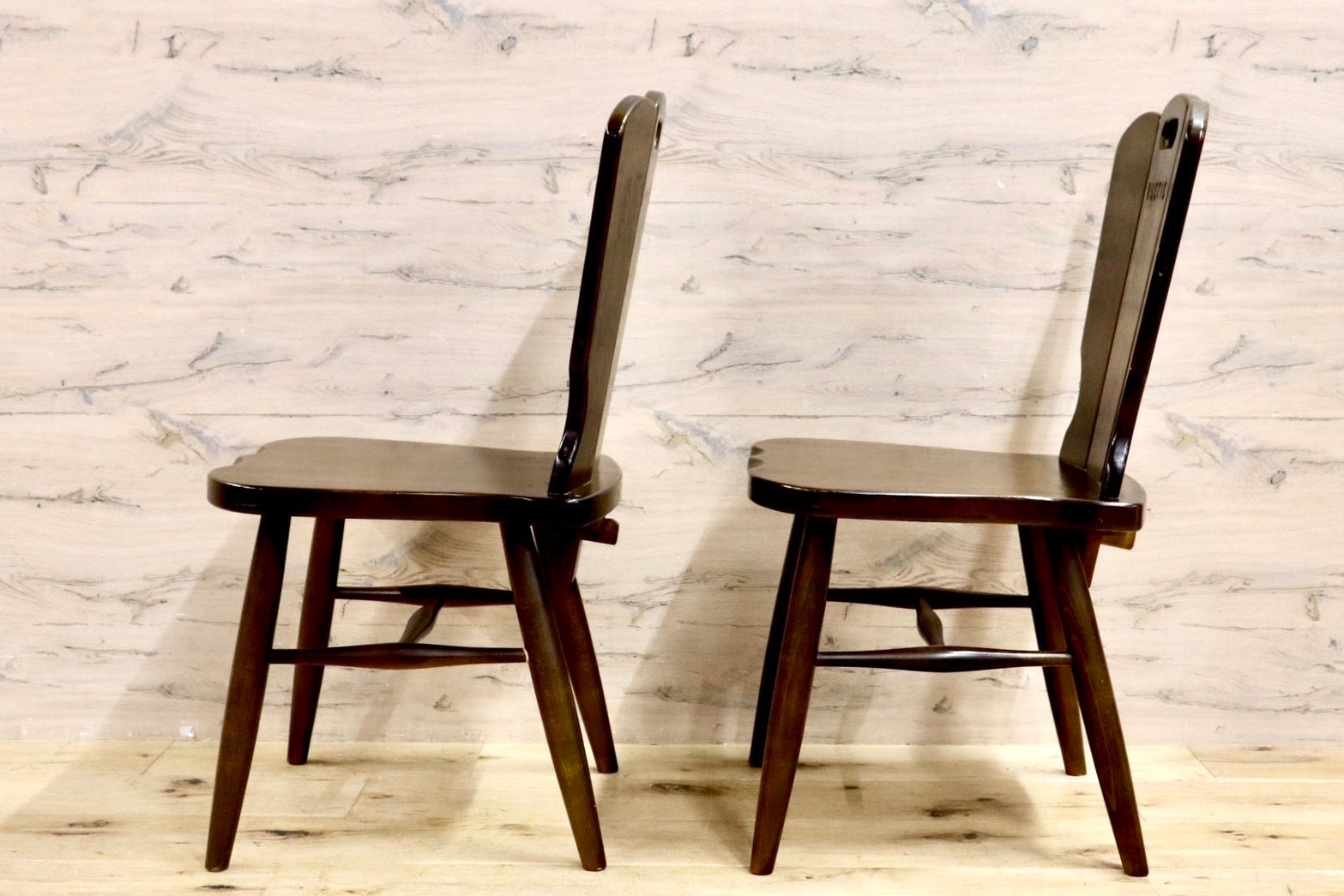 GMIH49A○karimoku / カリモク RUSTIC ルスティック 椅子 チェア 2脚セット ダイニングチェア ヴィンテージ 国産家具