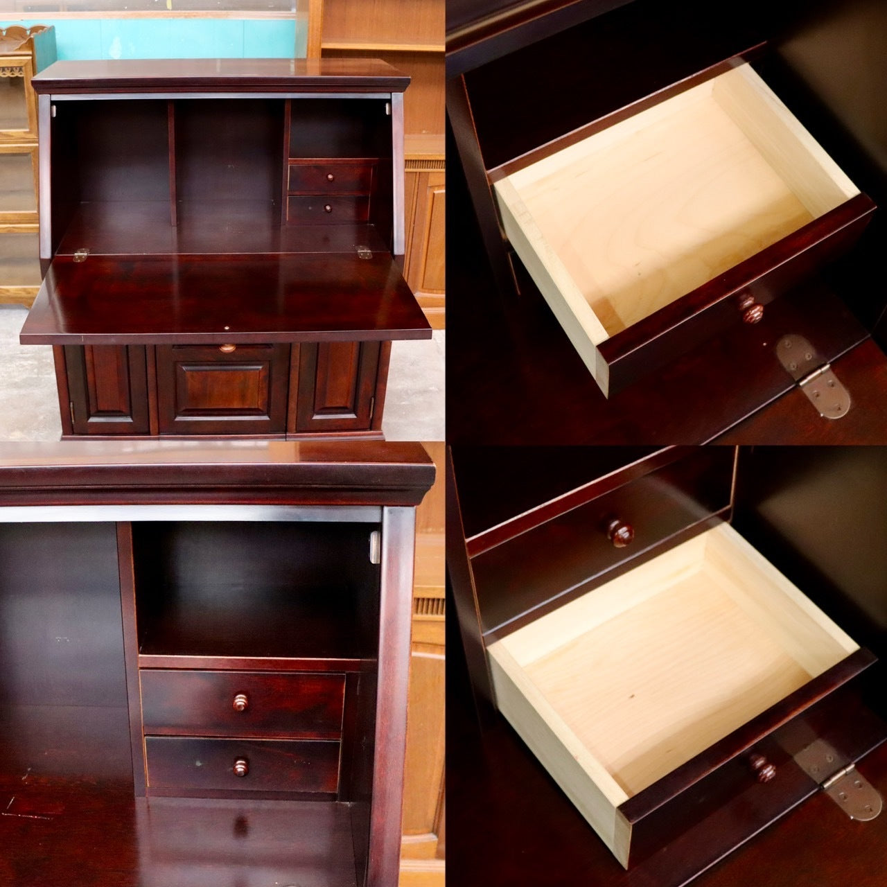 GMIH17○民芸家具 スツール付き ライティングドレッサー ライティングビュ GMIH17○民芸家具 スツール付き ライティングドレッサー