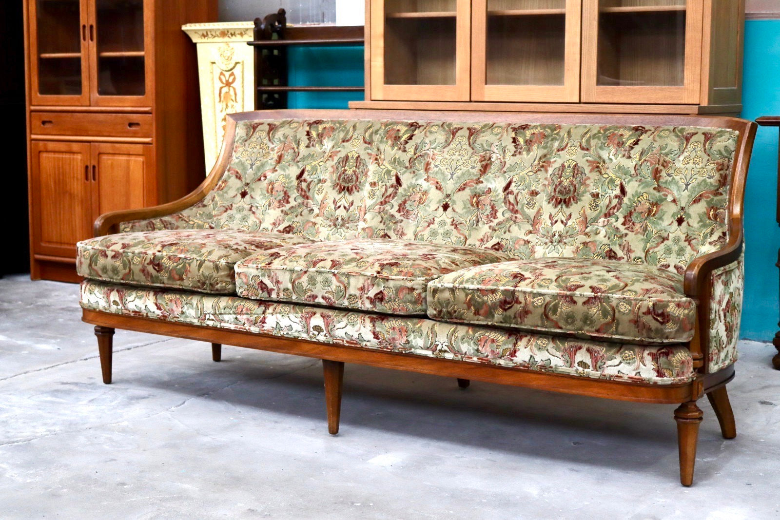 GMIK241○DREXEL HERITAGE / ドレクセルヘリテイジ Upholstery アップホルスタリー 3人掛けソファ トリプルソファ ファブリック 約111万