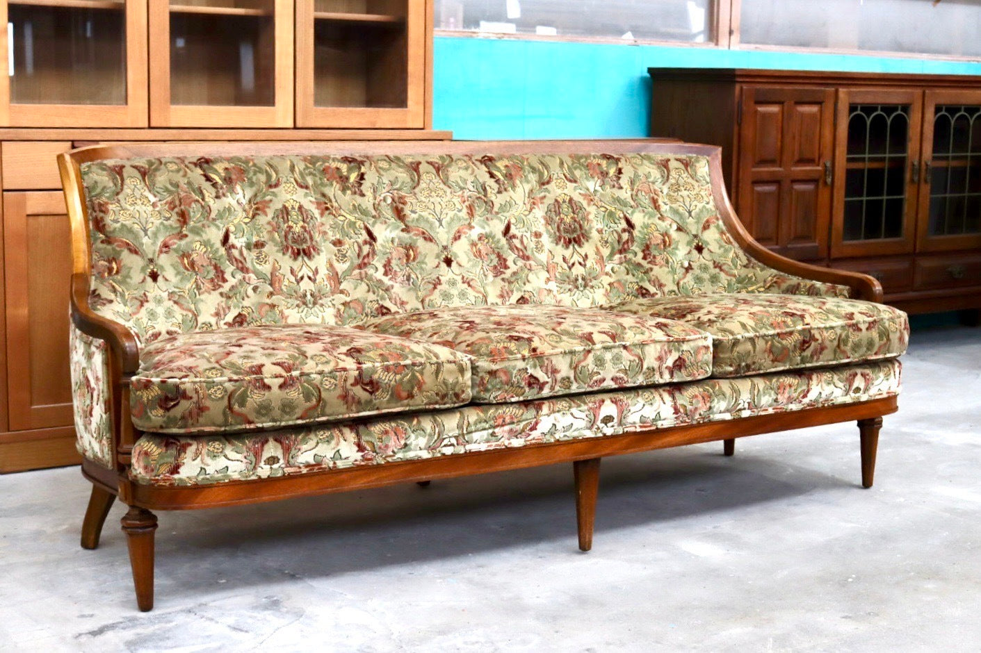 GMIK241○DREXEL HERITAGE / ドレクセルヘリテイジ Upholstery アップホルスタリー 3人掛けソファ トリプルソファ ファブリック 約111万