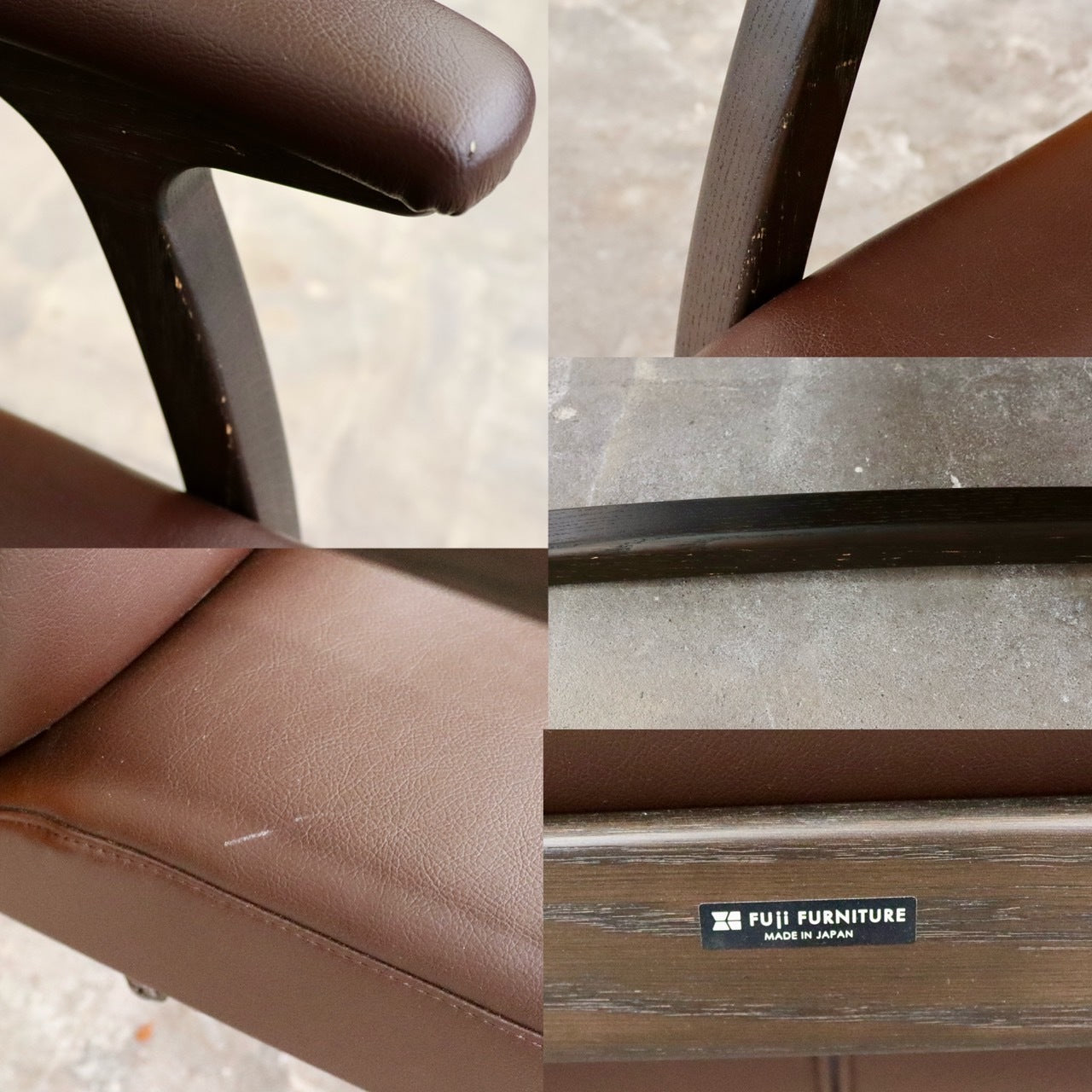 GMIS154B○冨士ファニチア / FUJI FURNITURE リクライニングチェア パーソナルチェア 椅子 アームチェア ハイバック 合皮