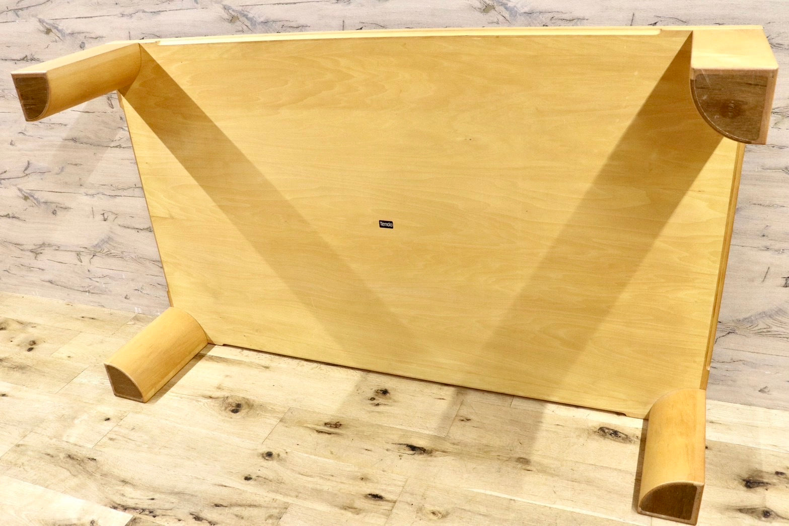 GMIK334○Tendo / 天童木工 座卓 センターテーブル ローテーブル メープル材 原好輝 和家具 和モダン オフィス 応接