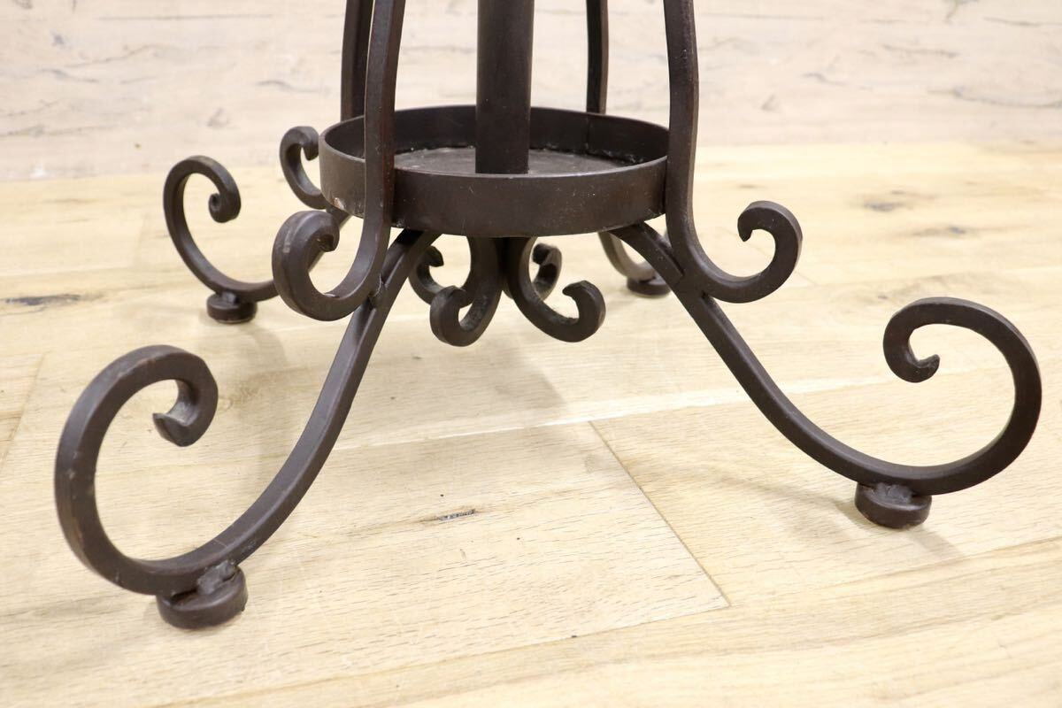 GMIK565○アンティーク調 ポールハンガー アイアン コートハンガー ハンガーラック 傘立て 帽子掛け ヴィンテージ フレンチシック