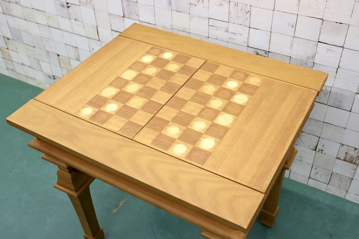 GMGS118○チェステーブル ゲームテーブル サイドテーブル チェス駒 