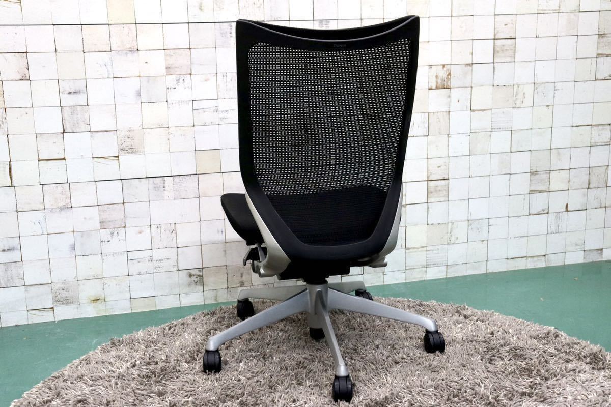 GMGT24D○okamura / オカムラ BARON バロンチェア オフィスチェア 事務椅子 スタンダードメッシュ ブラック 定価約12万