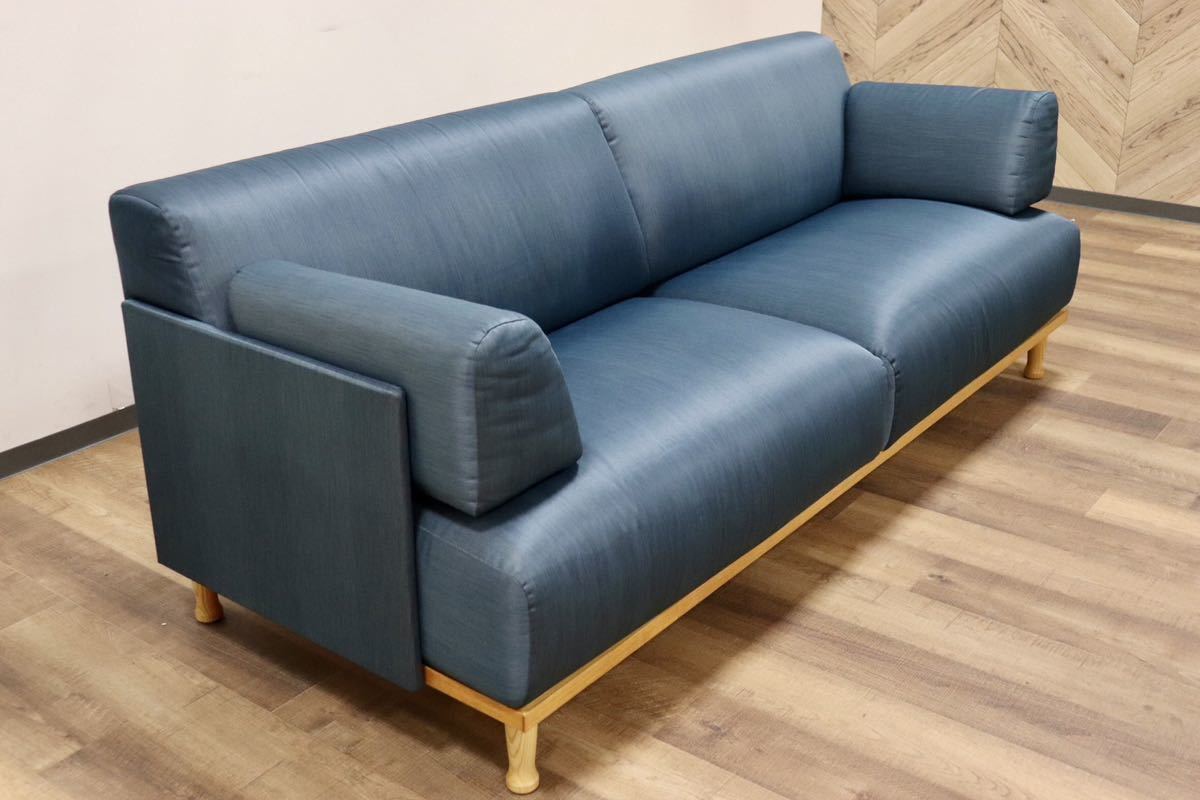 GMGN345C○Cassina ixc / カッシーナイクスシー THEMA テーマ 2.5人掛けソファ ラブソファ イタリアモダン 定価約54万  稀少