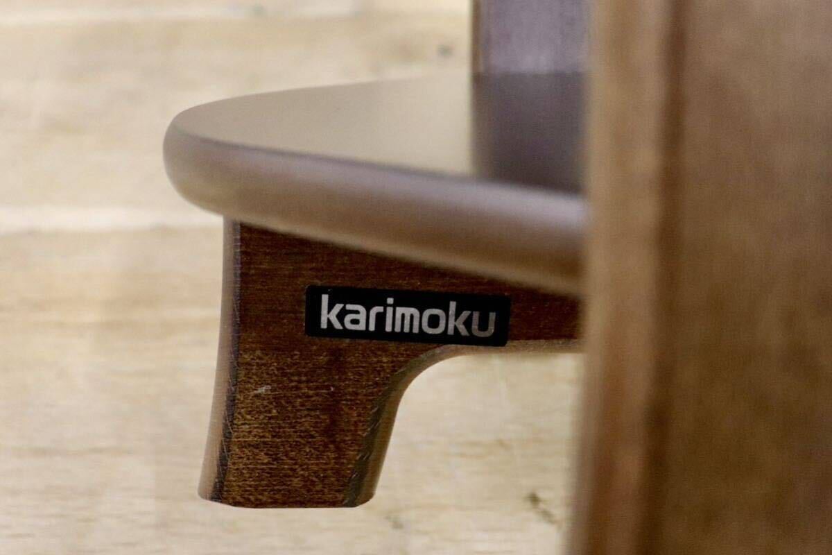 GMHK249○karimoku / カリモク スリッパラック シューズラック 花台 玄関収納 レトロ カントリー 飾り棚 木製