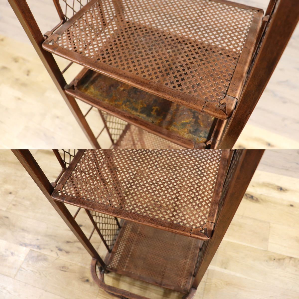 GMGT59○ローゼンクローネ・シリーズ バラの冠 アンティーク オープンラック シェルフ 収納棚 ヴィンテージ インテリア雑貨 モダン