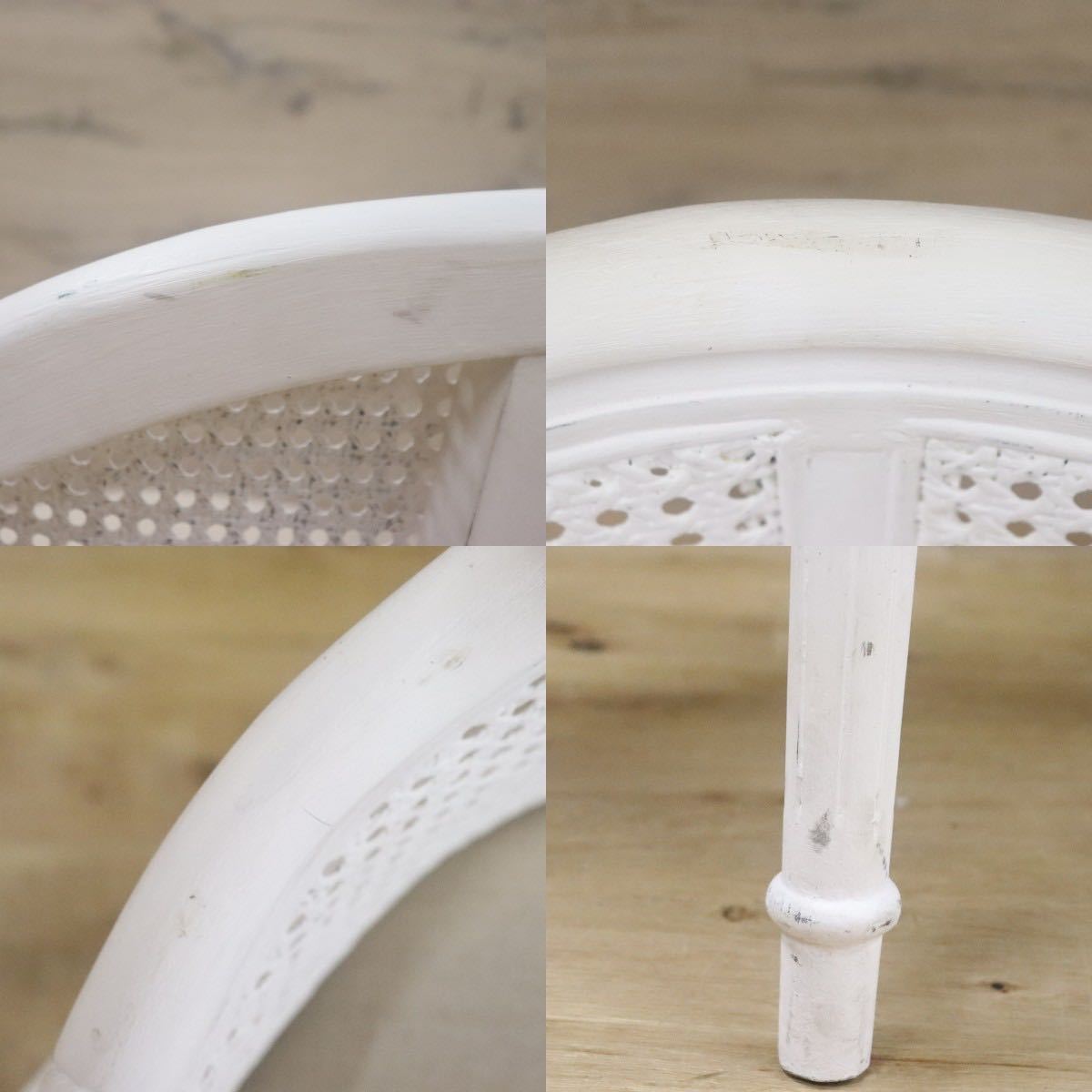 GMGT99○シャビーシック ラウンジチェア ダイニングチェア クラシカル ファブリック フェザークッション 検）カントリーコーナー