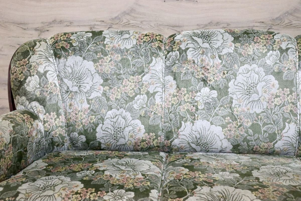 GMIK971A○karimoku / カリモク コロニアル UK26 3人掛けソファ トリプルソファ 長椅子 金華山 ファブリック 国産家具 定価約17.5万