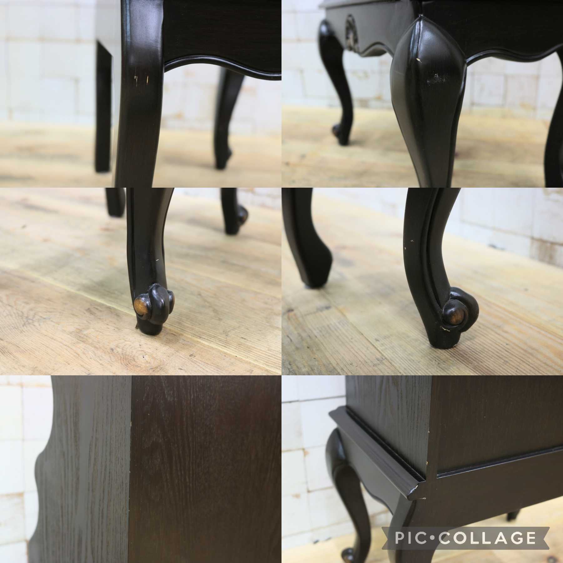 GMIK556◯マガジンラック 本棚 収納家具 スリッパラック 木製 什器 猫脚 ロココ調 アンティーク調