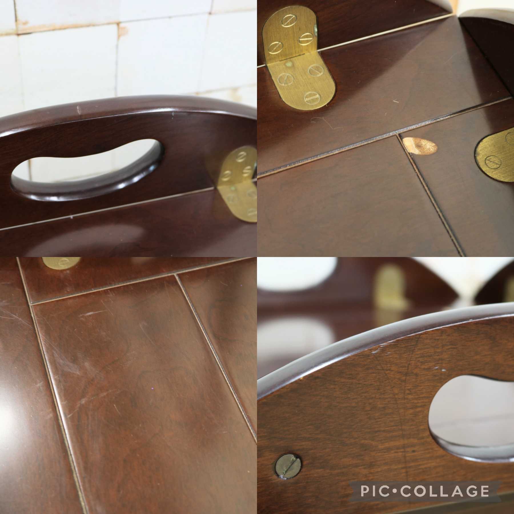 GMIH450◯The Bombay Company / ボンベイカンパニー バトラーズテーブル トレイテーブル サイドテーブル ヴィンテージ アメリカ家具