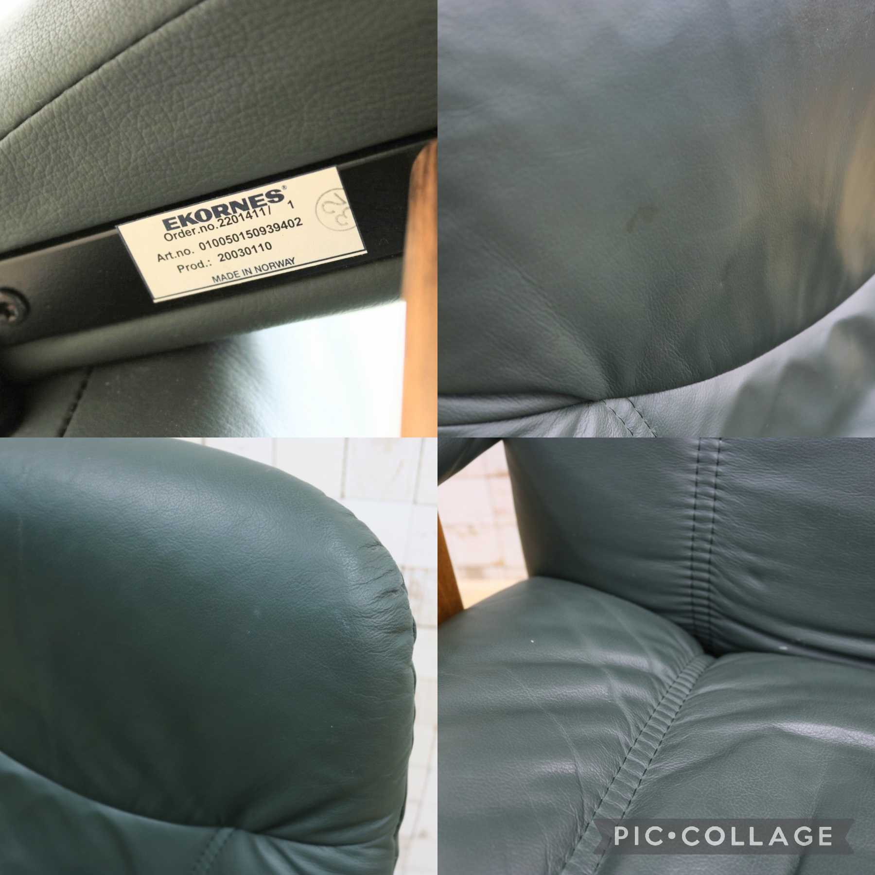 GMIN3〇EKORNES / エコーネス ストレスレス リクライニングチェア コンサル 本革 北欧 ノルウェー 椅子 シングルソファ