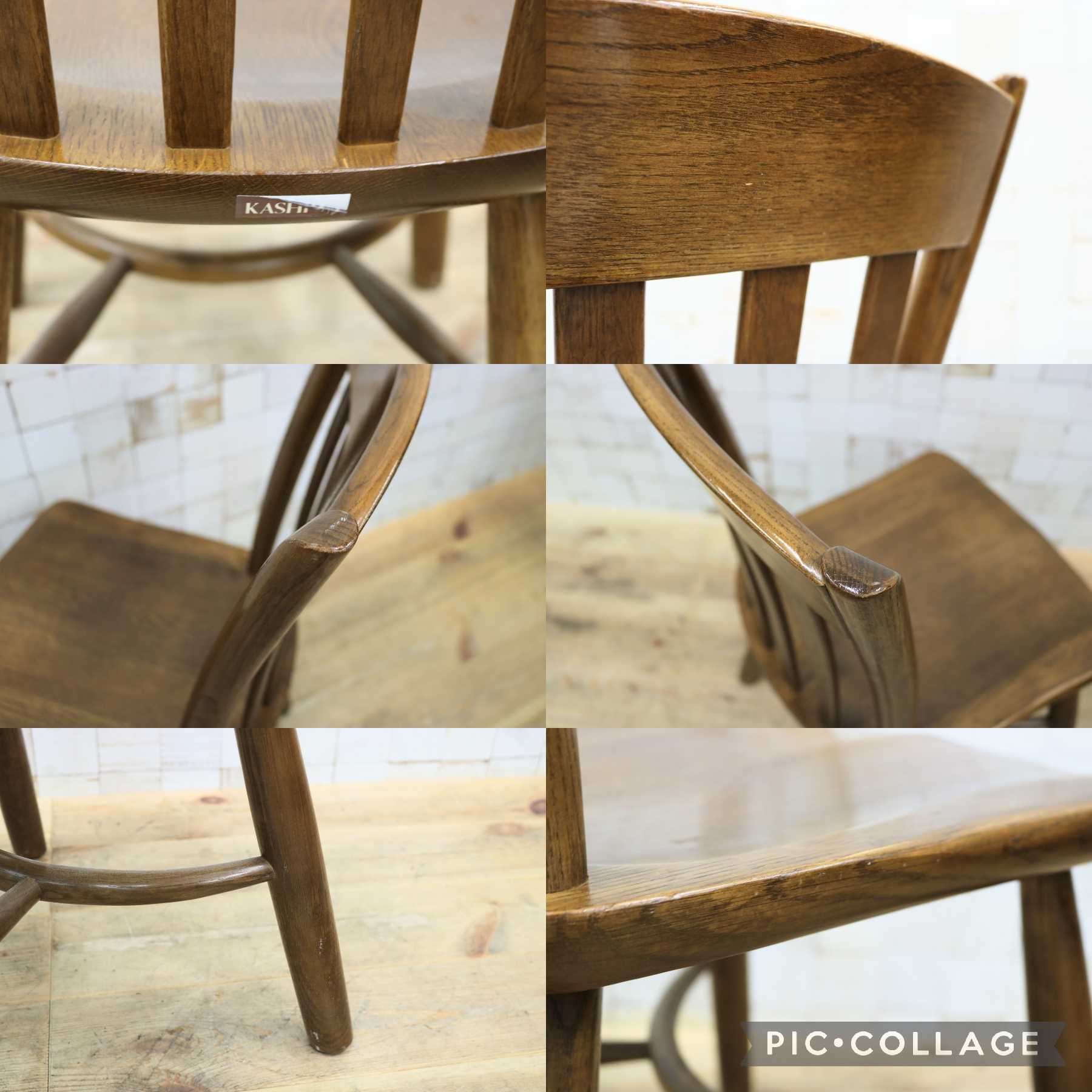 GMJS39C◯柏木工 / KASHIWA ダイニングチェア 食卓椅子 アームレスチェア 椅子 無垢材 飛騨家具 レトロ カントリー