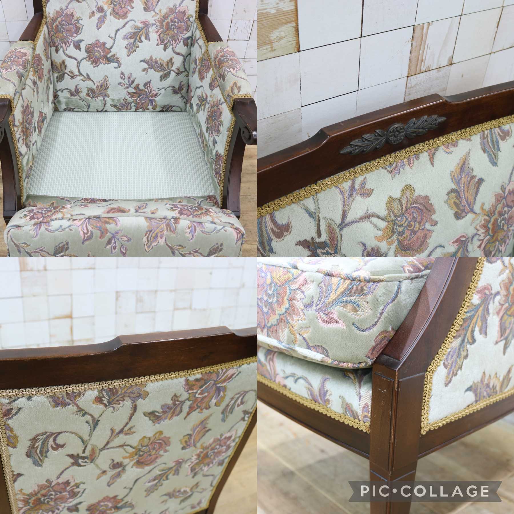 GMJK156A◯メープル不二家 神戸洋家具 ラウンジチェア シングルソファ