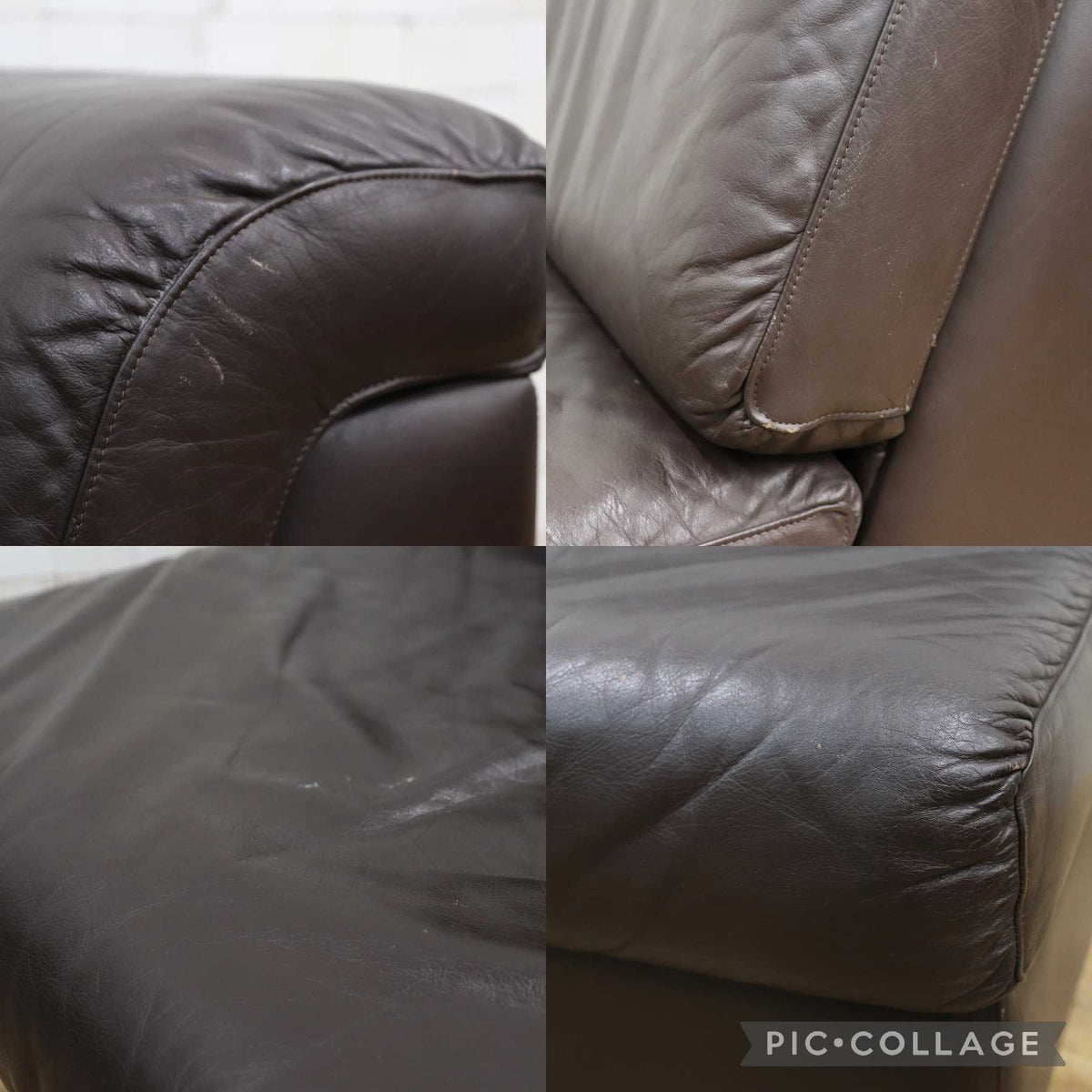 GMJK474D〇冨士ファニチア / Fuji Furniture 本革 1人掛けソファ シングルソファ ヴィンテージ ブラウン 国産家具