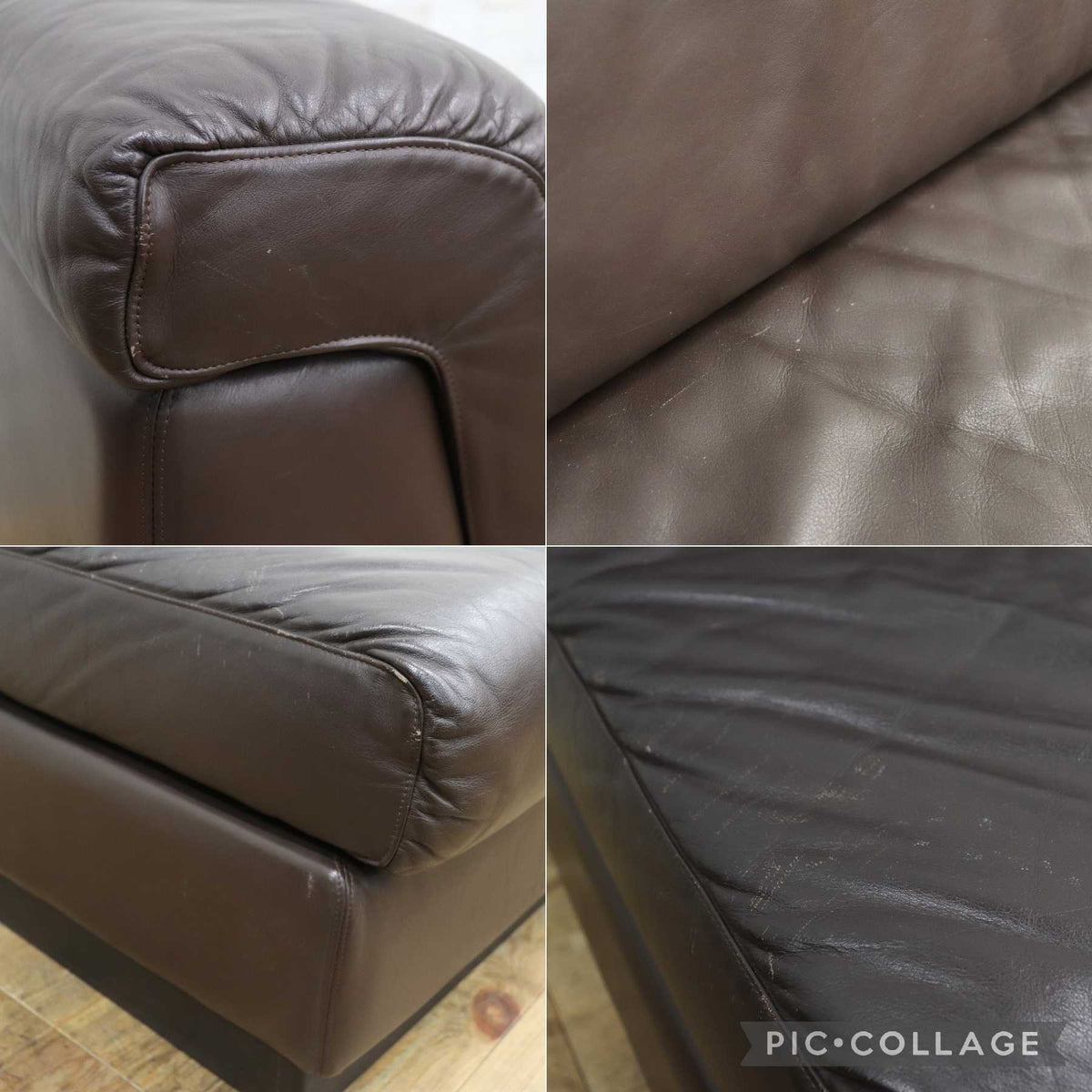 GMJK474D〇冨士ファニチア / Fuji Furniture 本革 1人掛けソファ シングルソファ ヴィンテージ ブラウン 国産家具