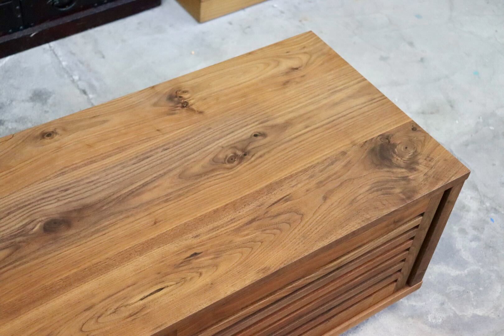 GMIS435B○立野木材工芸 / Tateno リアージュⅡ TVボード AVボード ローボード リビング収納 ウォールナット 無垢 定価約22.7万 展示品