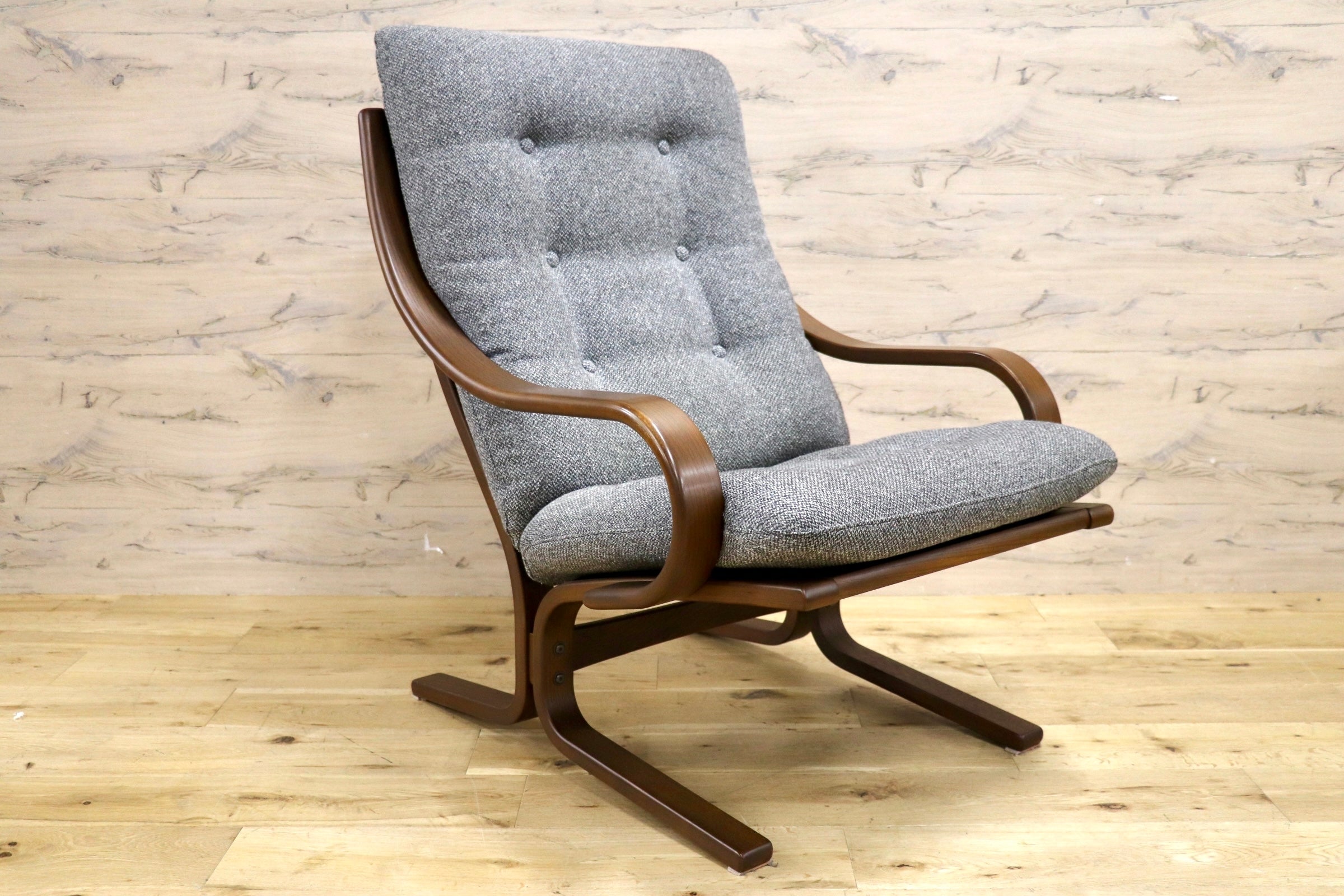 GMJH230◯冨士ファニチア / FUJI FURNITUR Agio アージオ 1人掛けチェア リラックスチェア ファブリック カバーリング 国産家具