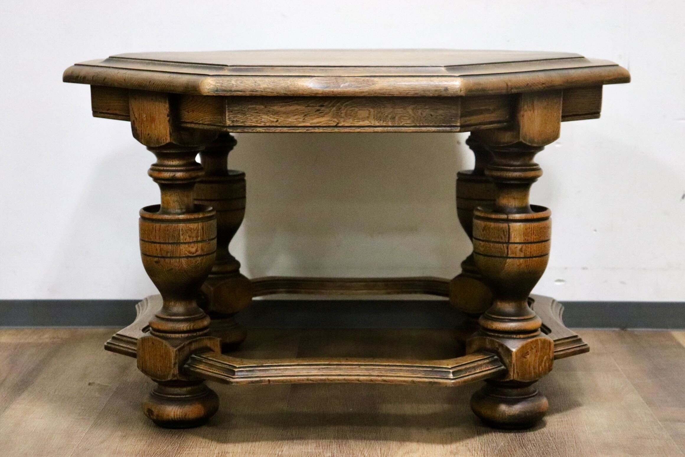 GMHK625○西洋 アンティーク センターテーブル リビングテーブル コーヒーテーブル 飾り台 花台 クラシック ヨーロピアン ヴィンテージ