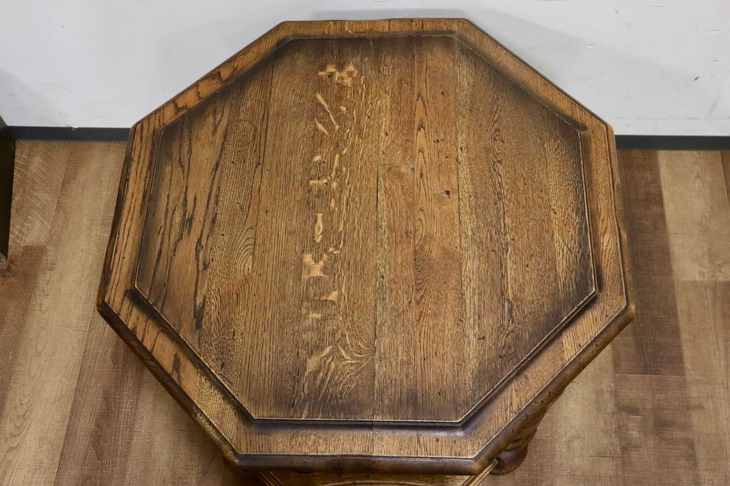 GMHK625○西洋 アンティーク センターテーブル リビングテーブル コーヒーテーブル 飾り台 花台 クラシック ヨーロピアン ヴィンテージ