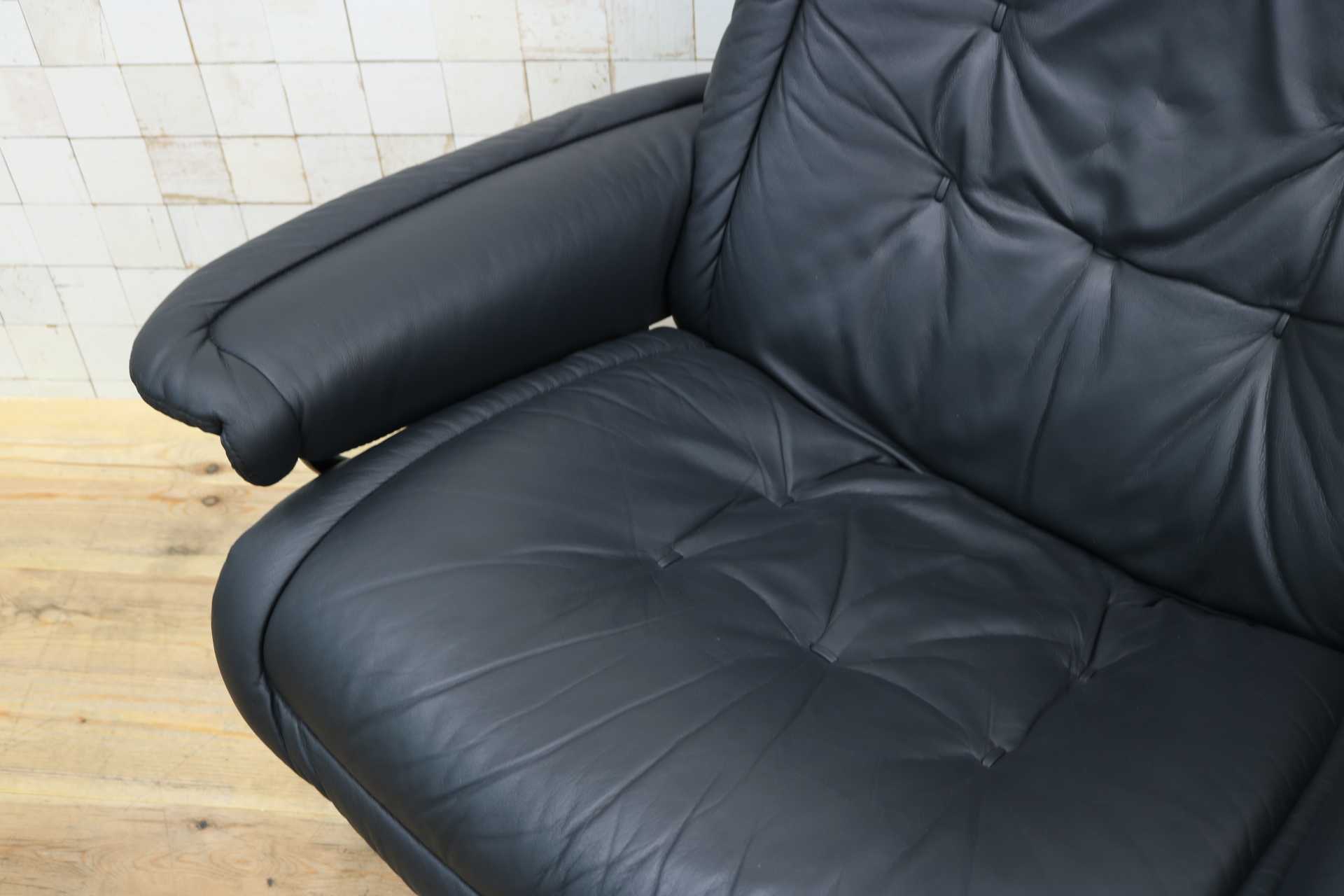 GMJK100◯EKORNES / エコーネス ロイヤル リクライニングチェア パーソナルチェア 椅子 ブラック 本革 北欧 ノルウェー 最高級