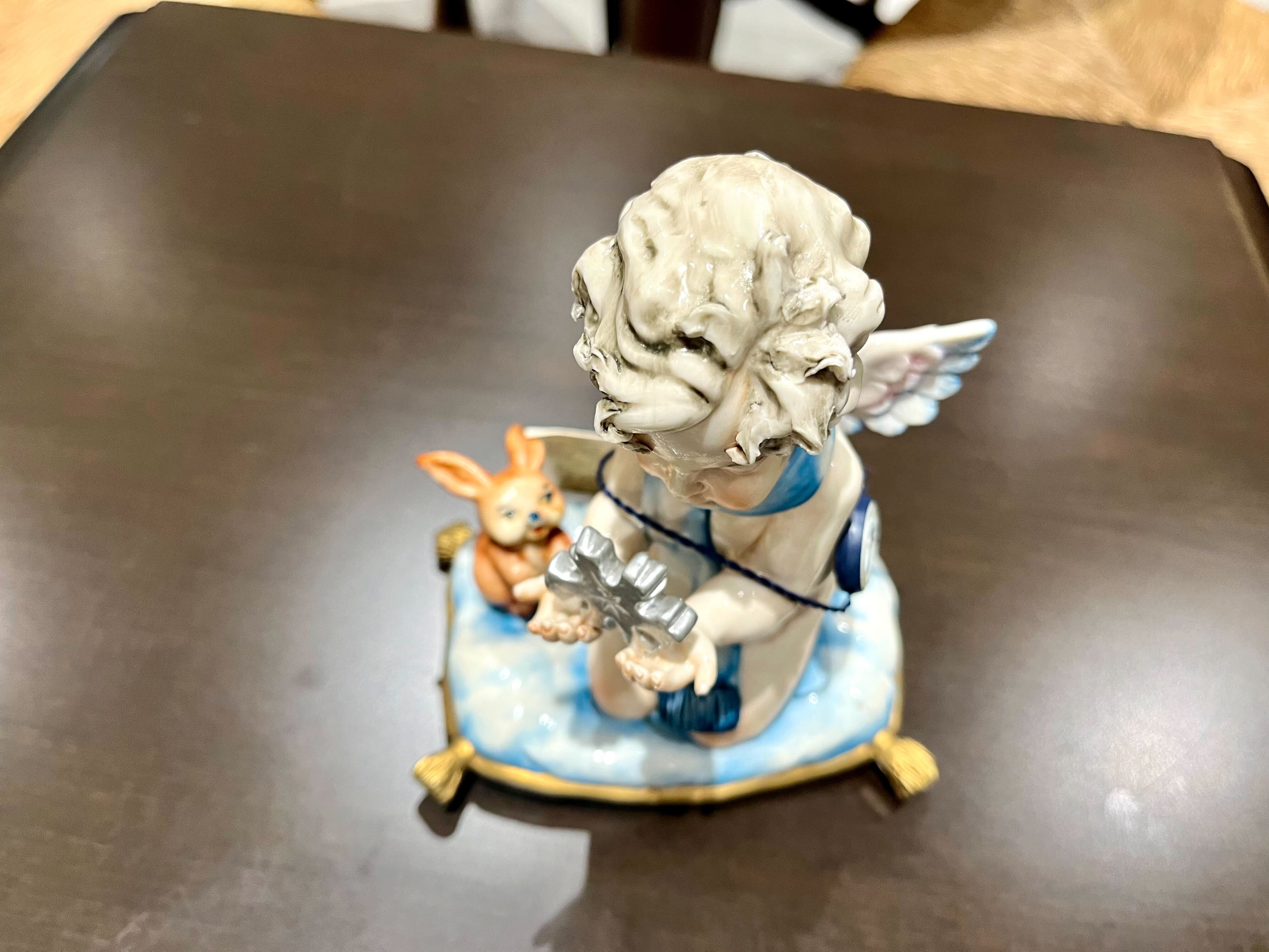 GMIO22D○Capodimonte / カポディモンテ 陶芸品 幻の陶器 イタリア製 非売品 フィギュア 西洋アンティーク
