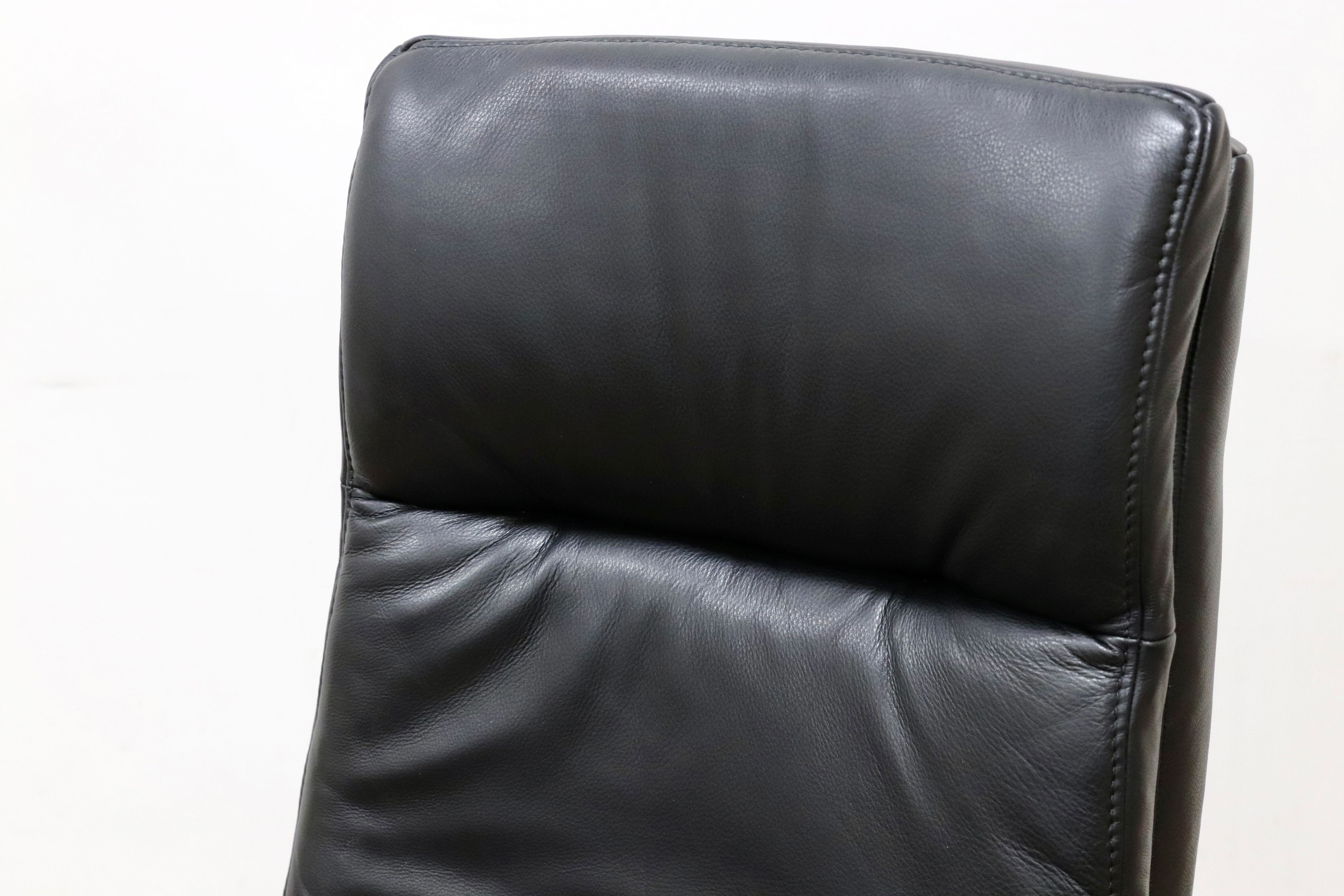 GMGS141○himolla / ヒモラ リクライニングチェア パーソナルチェア 黒 本革 ドイツ IDC大塚家具 最高級 椅子
