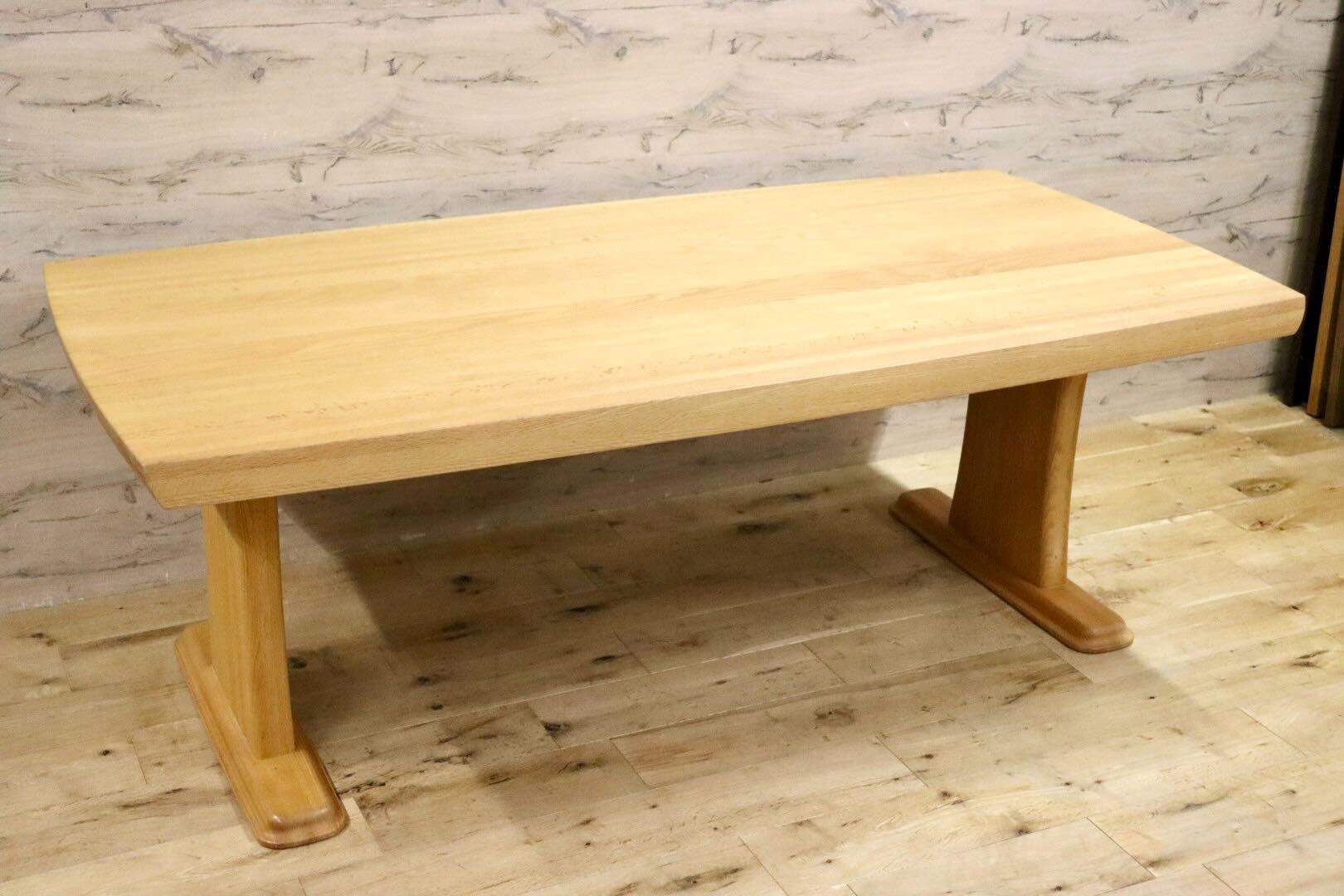 GMIS483A○ナガノインテリア / NAGANO INTERIOR KT044 ダイニングテーブル 食卓テーブル 作業台 北欧スタイル ナチュラル 定価約12万 美品