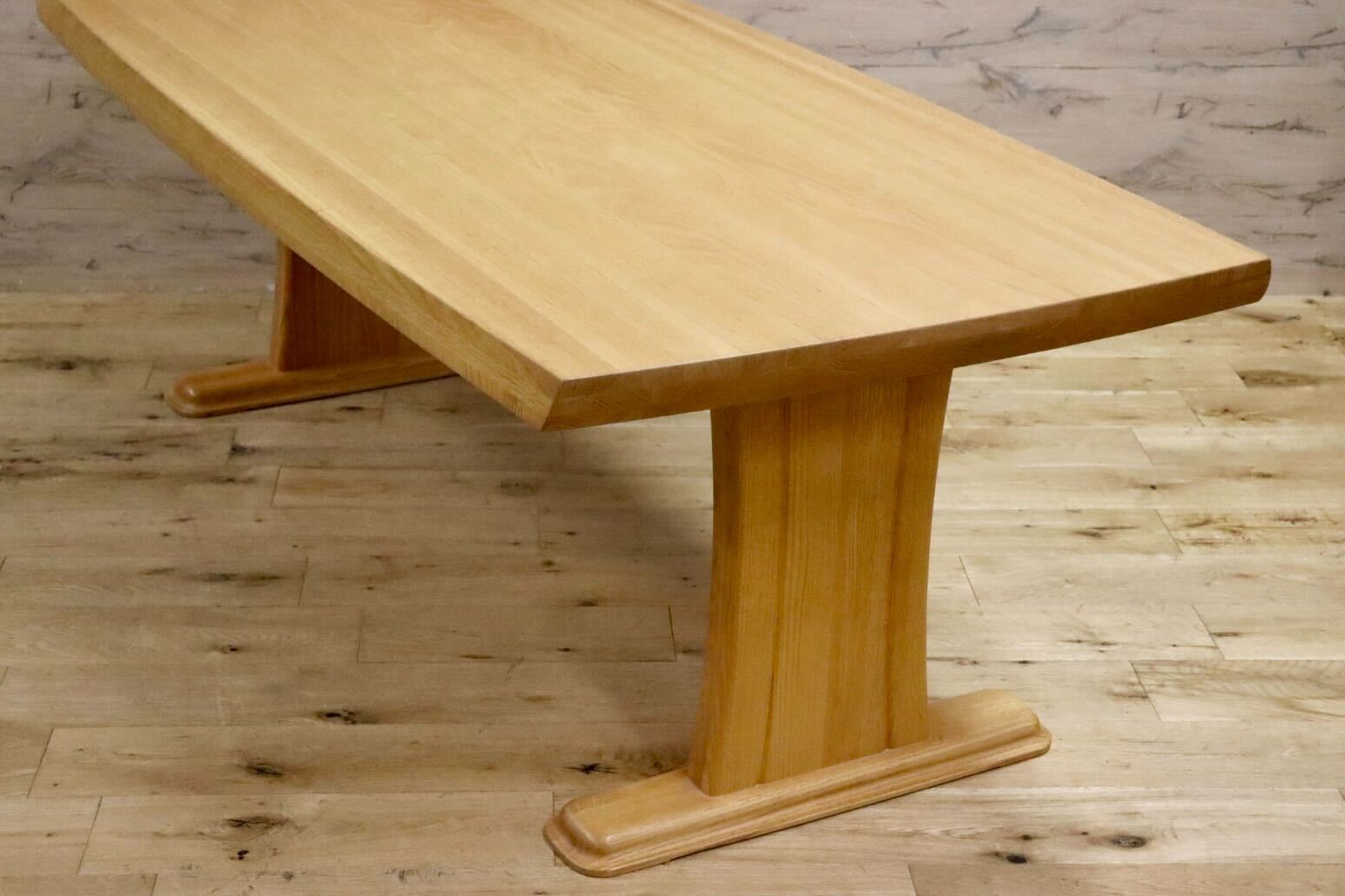 GMIS483A○ナガノインテリア / NAGANO INTERIOR KT044 ダイニングテーブル 食卓テーブル 作業台 北欧スタイル ナチュラル 定価約12万 美品