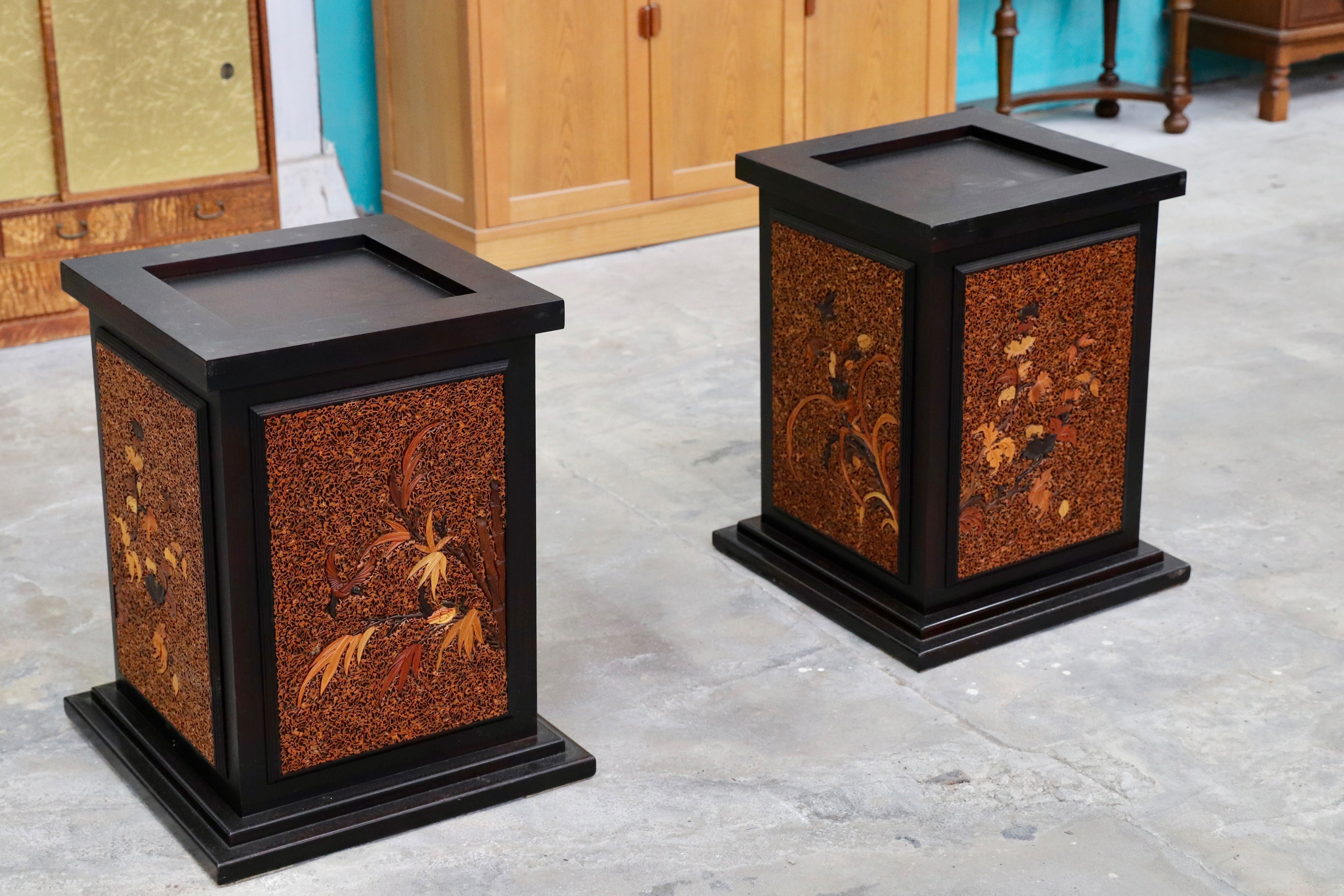 GMIH108○最高級 ダイニングテーブル 食卓テーブル 綿密細工 唐木 和モダン 中国美術 アンティーク