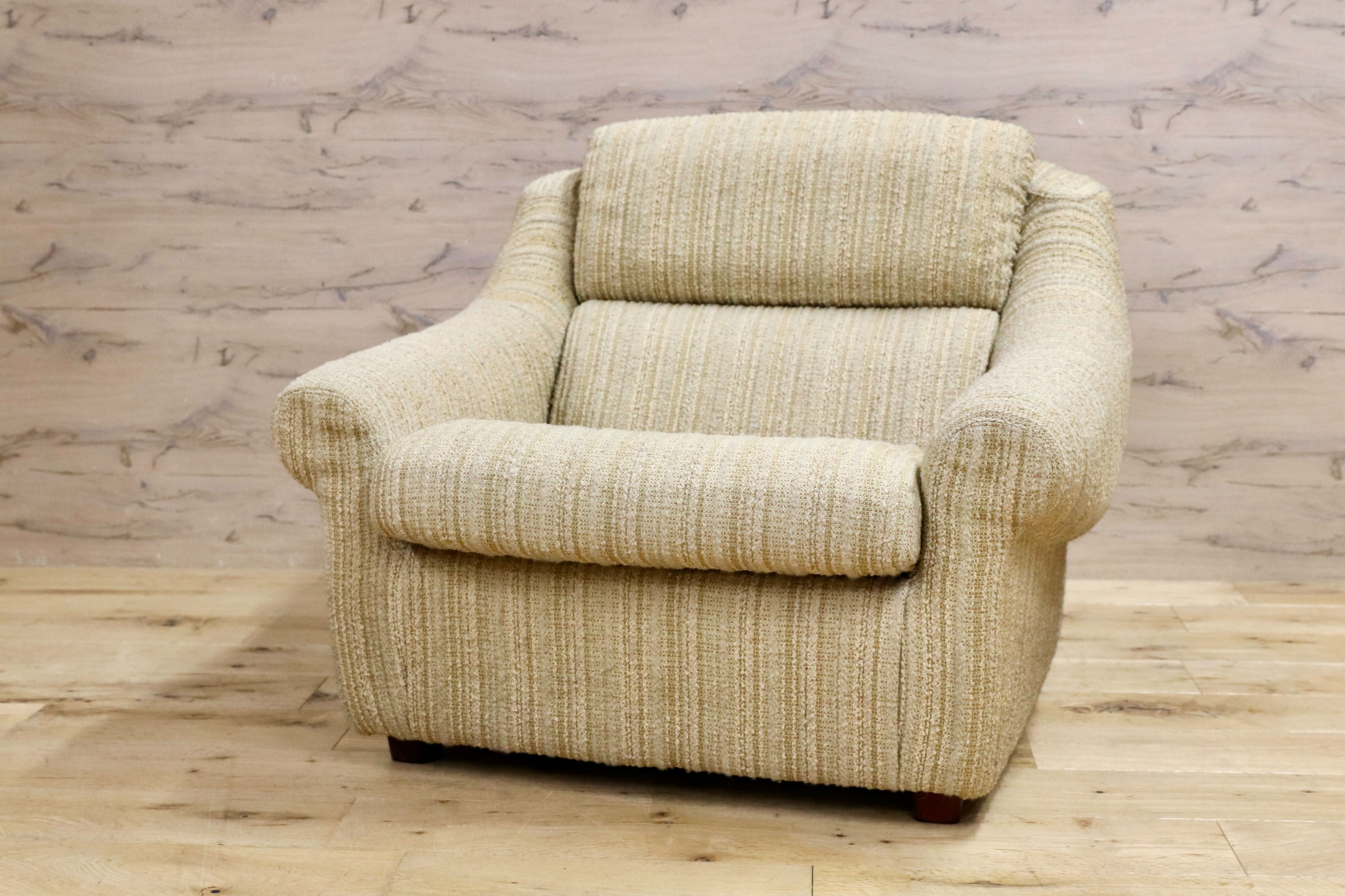 GMIH363A○Overman International スウェーデン製 北欧ヴィンテージ シングルソファ 1人掛けソファ ラウンジチェア 稀少