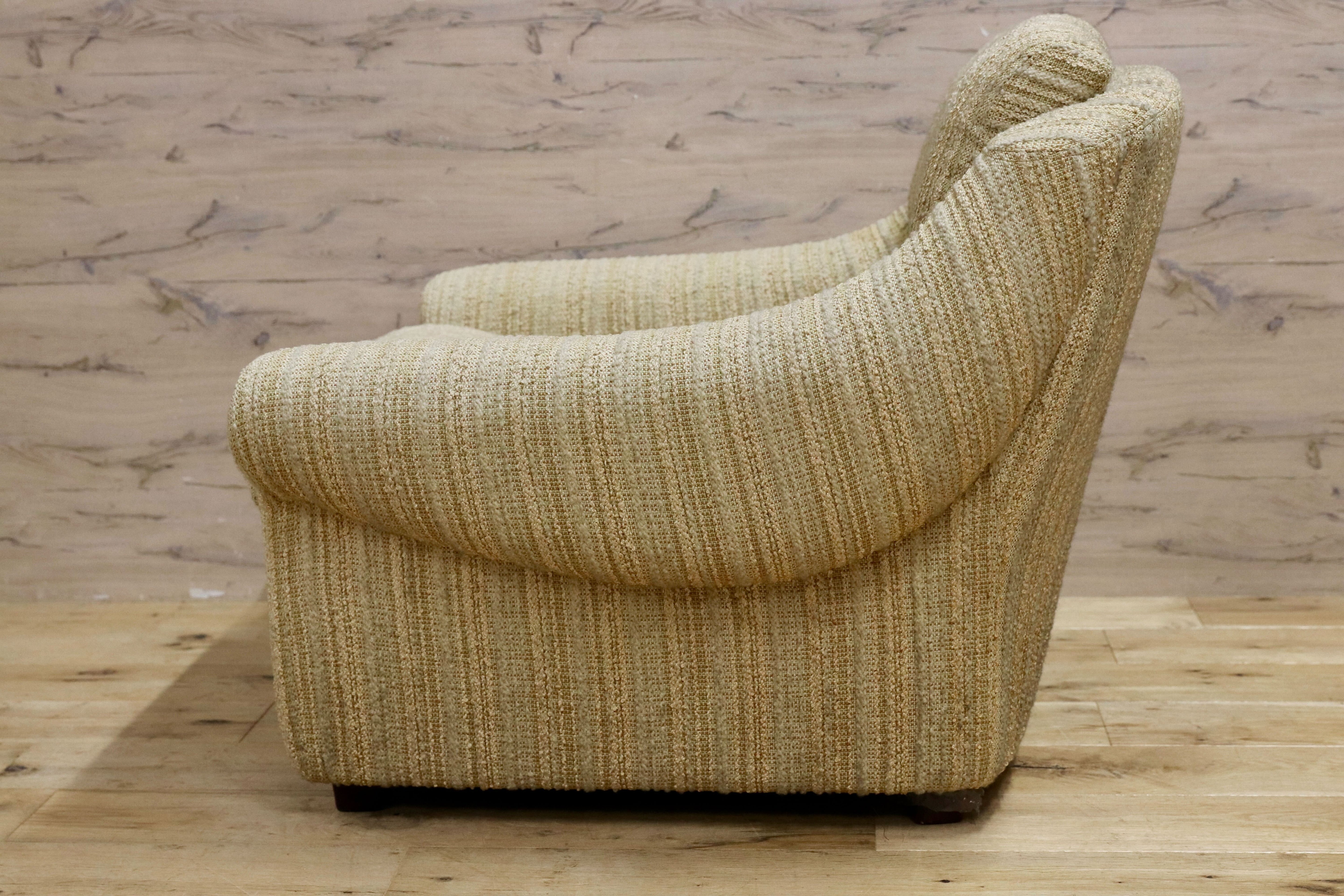 GMIH363A○Overman International スウェーデン製 北欧ヴィンテージ シングルソファ 1人掛けソファ ラウンジチェア 稀少