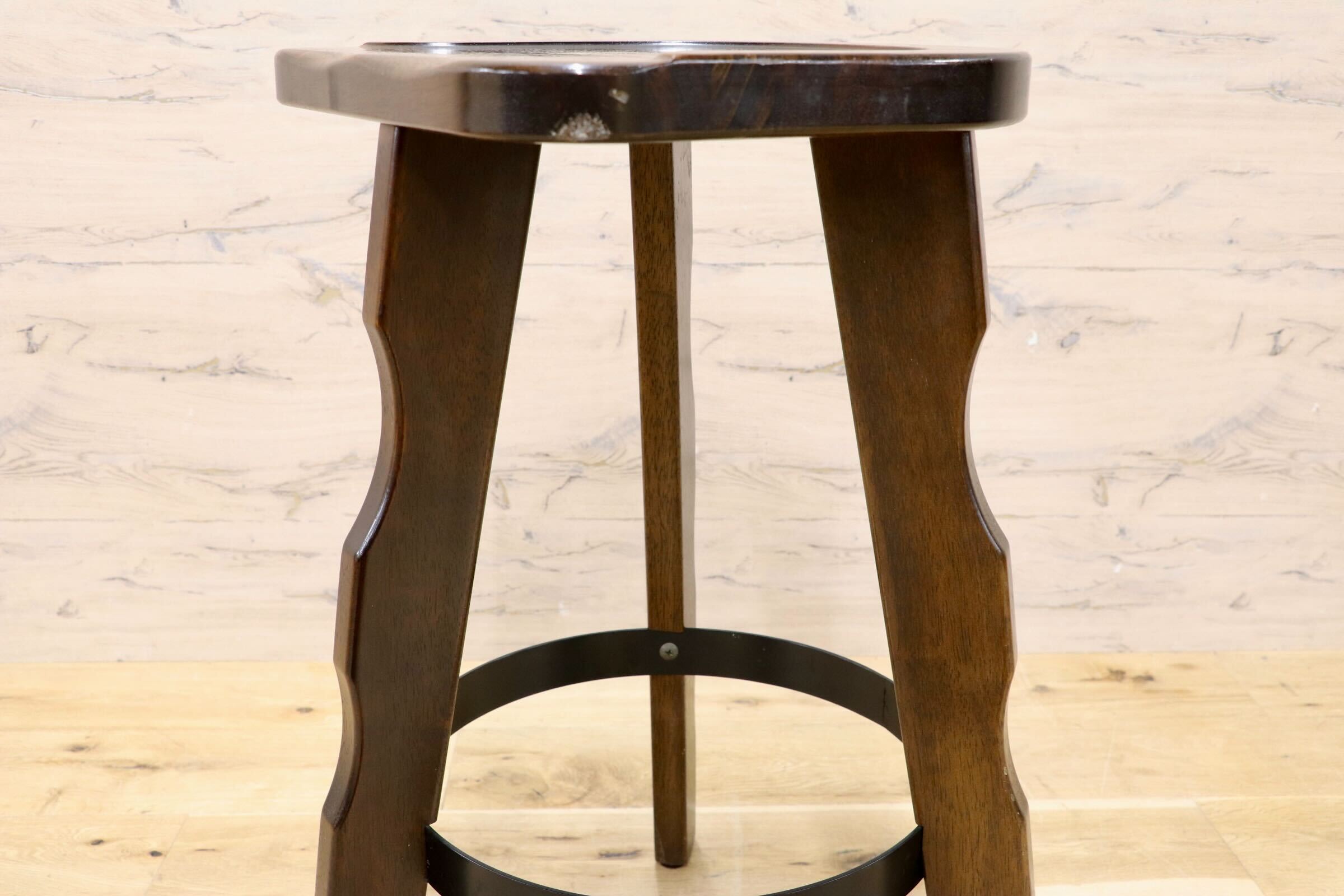 GMIK952B○karimoku / カリモク RUSTIC ルスティック ハイスツール カウンターチェア バースツール 椅子 ヴィンテージ 国産家具