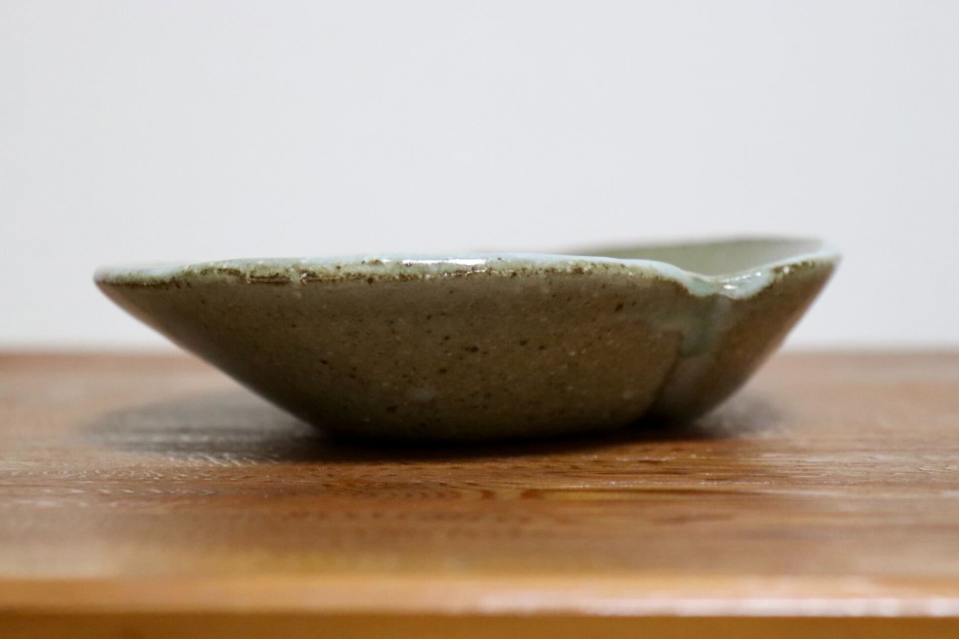 GMIO495A◯丹山窯 丹波焼 葉形皿 陶器 丹波篠山 伝統工芸 未使用