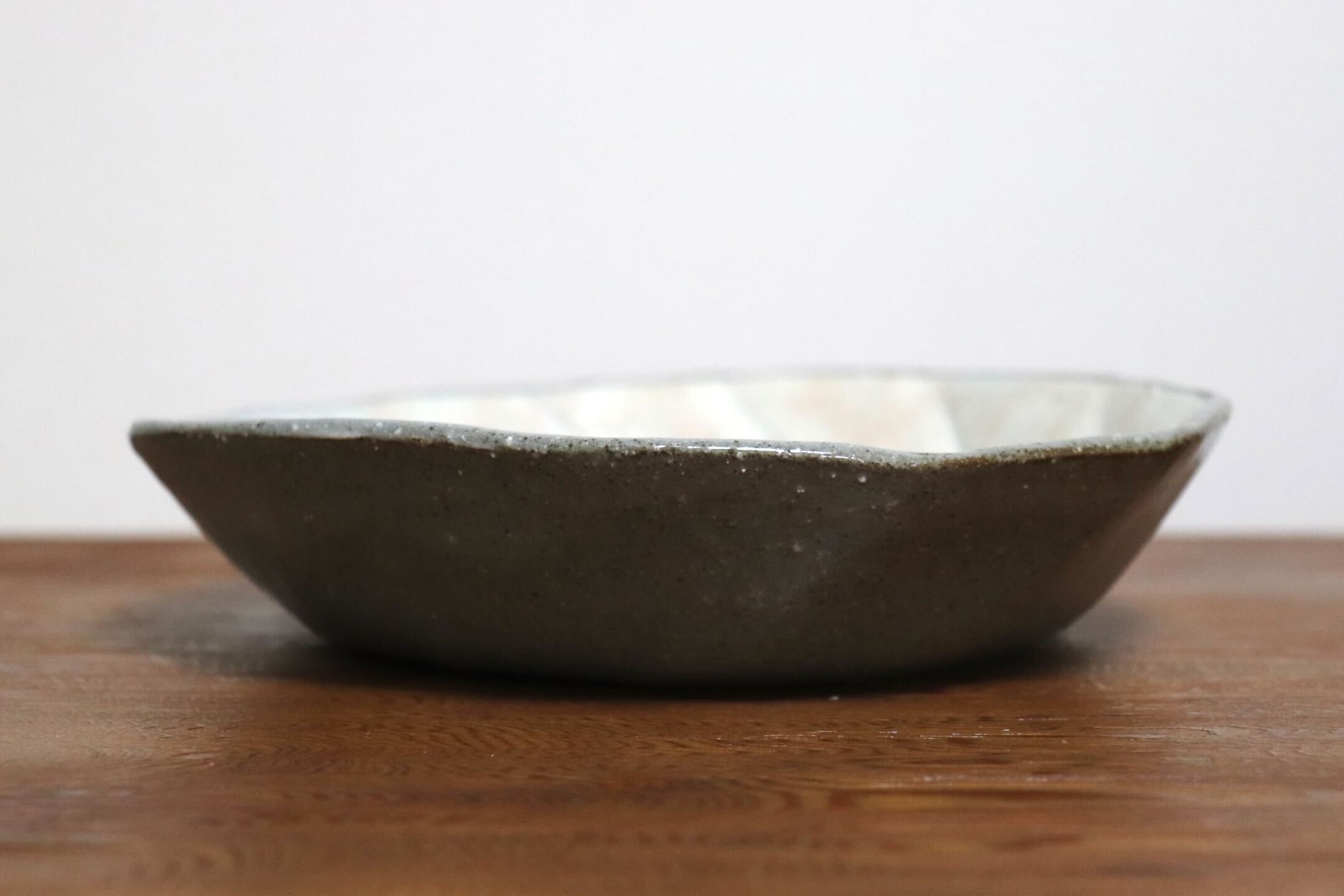 GMIO490A◯丹山窯 丹波焼 粉引鉢 白 陶器 丹波篠山 伝統工芸 未使用