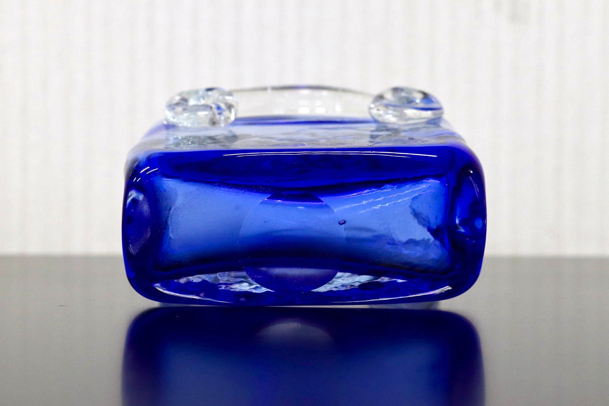 GMJO141E○ガラス製 ハンドバッグ型 フラワーベース 花瓶 花器 一輪挿し 小物入れ 置物 インテリア モダン ミッドセンチュリー