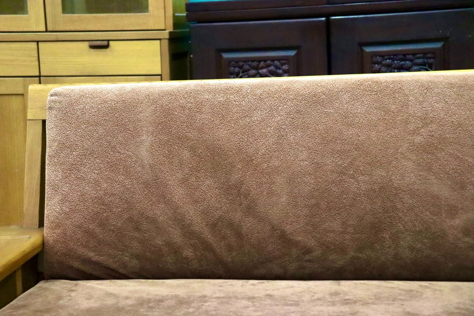 GMIK817○和モダン 2人掛けソファ ラブソファ 長椅子 ファブリック 天然木 ナチュラル