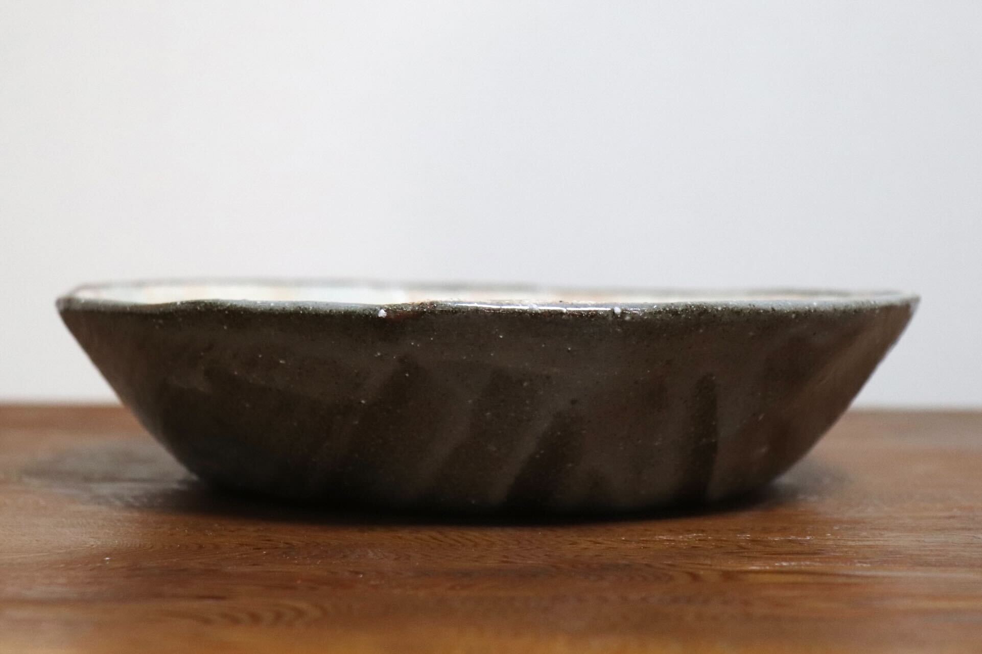 GMIO490D◯丹山窯 丹波焼 粉引鉢 白 陶器 丹波篠山 伝統工芸 未使用