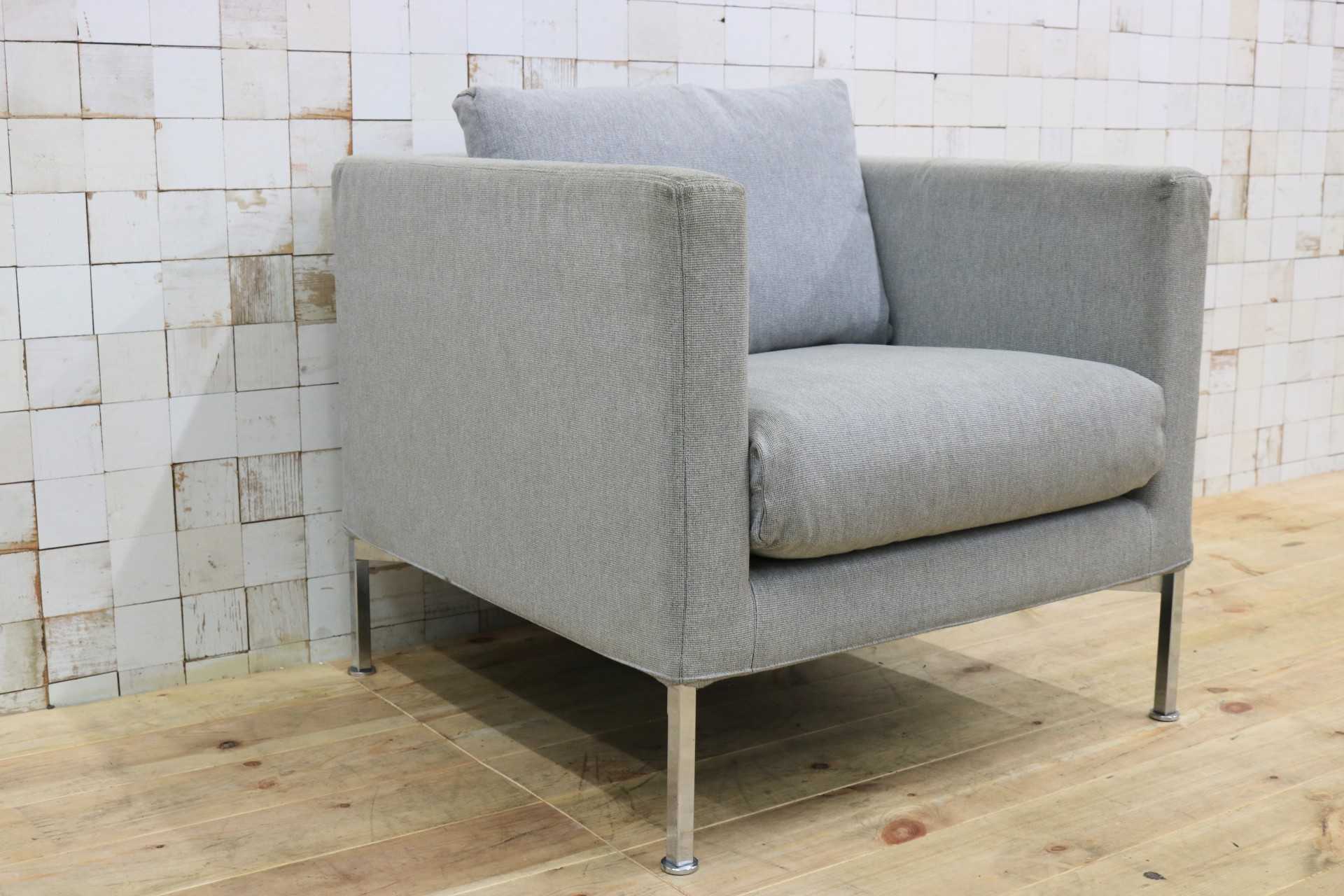 GMHK779B○cassina ixc / カッシーナイクスシー ピエロ・リッソーニ ボックスソファ 1P 1人掛けソファ シングルソファ ファブリック 約23万