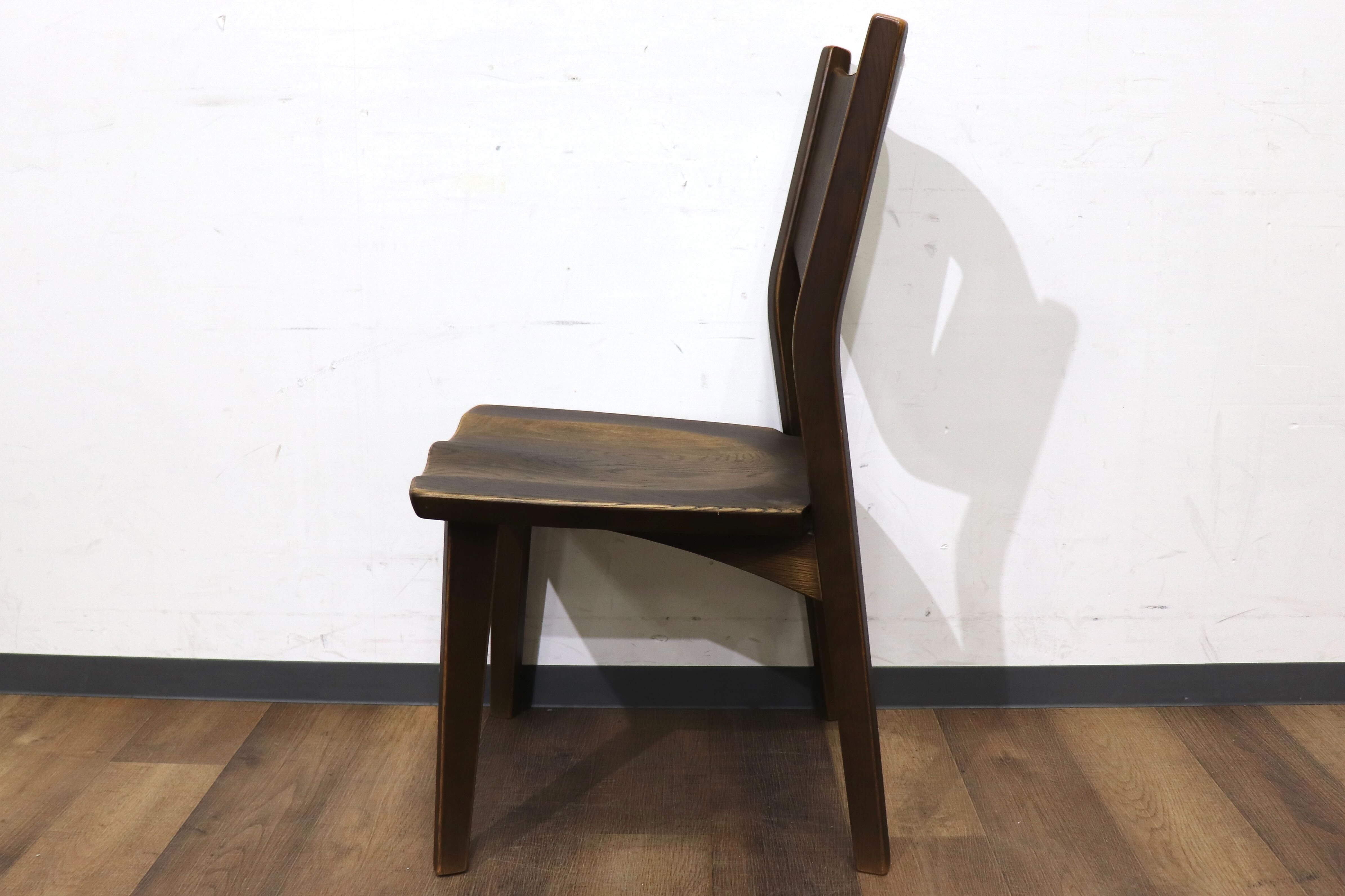 GMHN299D○府中家具 ダイニングチェア アームチェア 食卓椅子 椅子 チェア オーク材 アンティーク調 ベトナム製 定価約4.6万 展示品