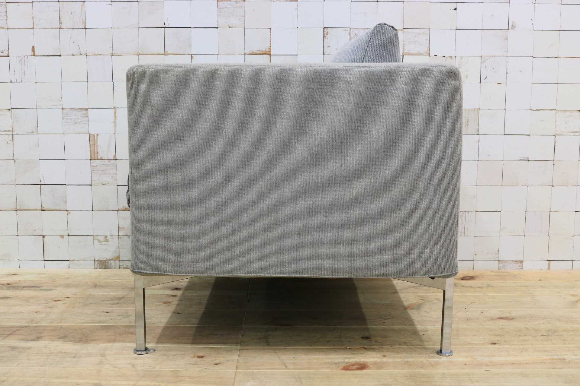 GMHK779B○cassina ixc / カッシーナイクスシー ピエロ・リッソーニ ボックスソファ 1P 1人掛けソファ シングルソファ ファブリック 約23万