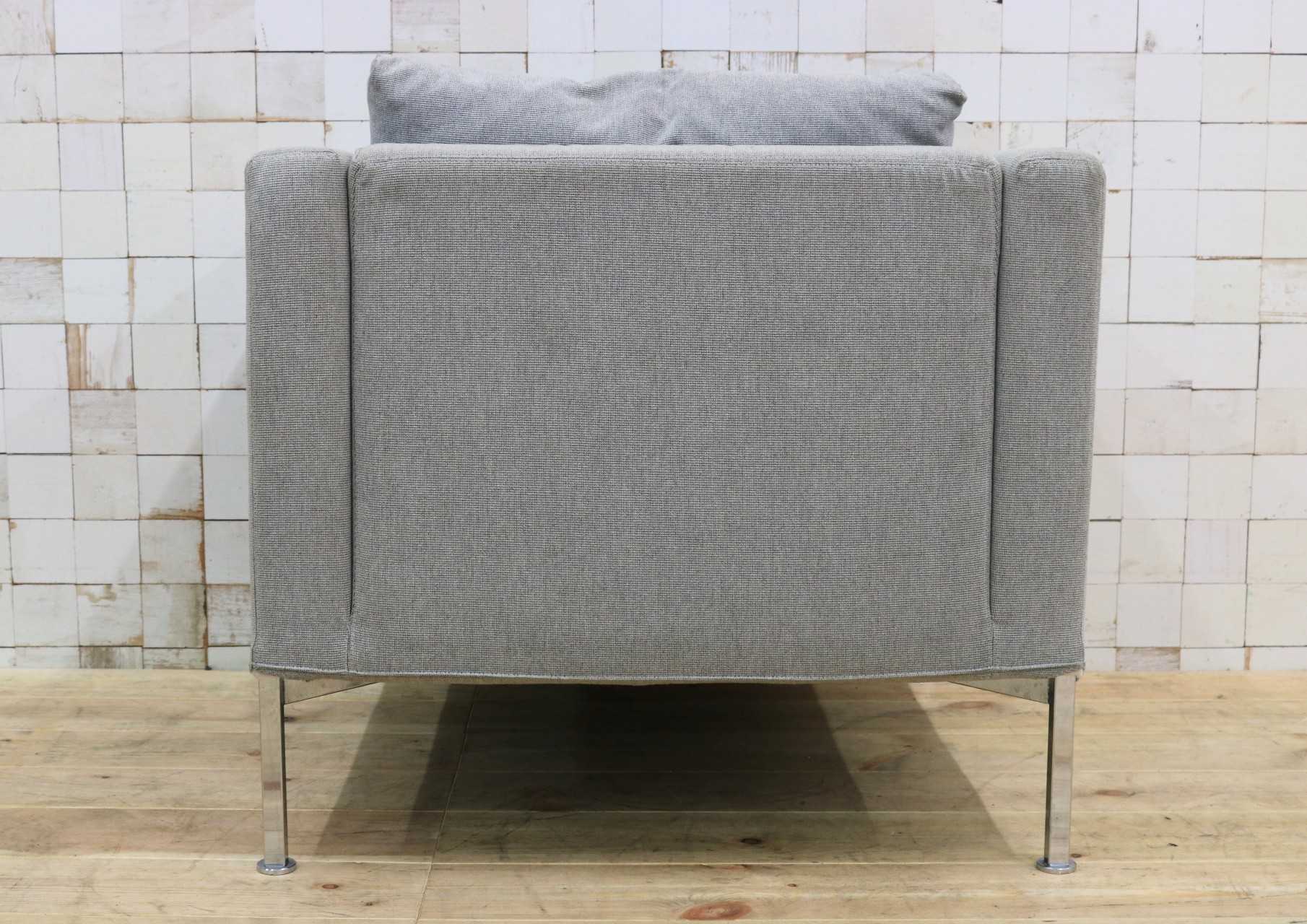 GMHK779B○cassina ixc / カッシーナイクスシー ピエロ・リッソーニ ボックスソファ 1P 1人掛けソファ シングルソファ ファブリック 約23万