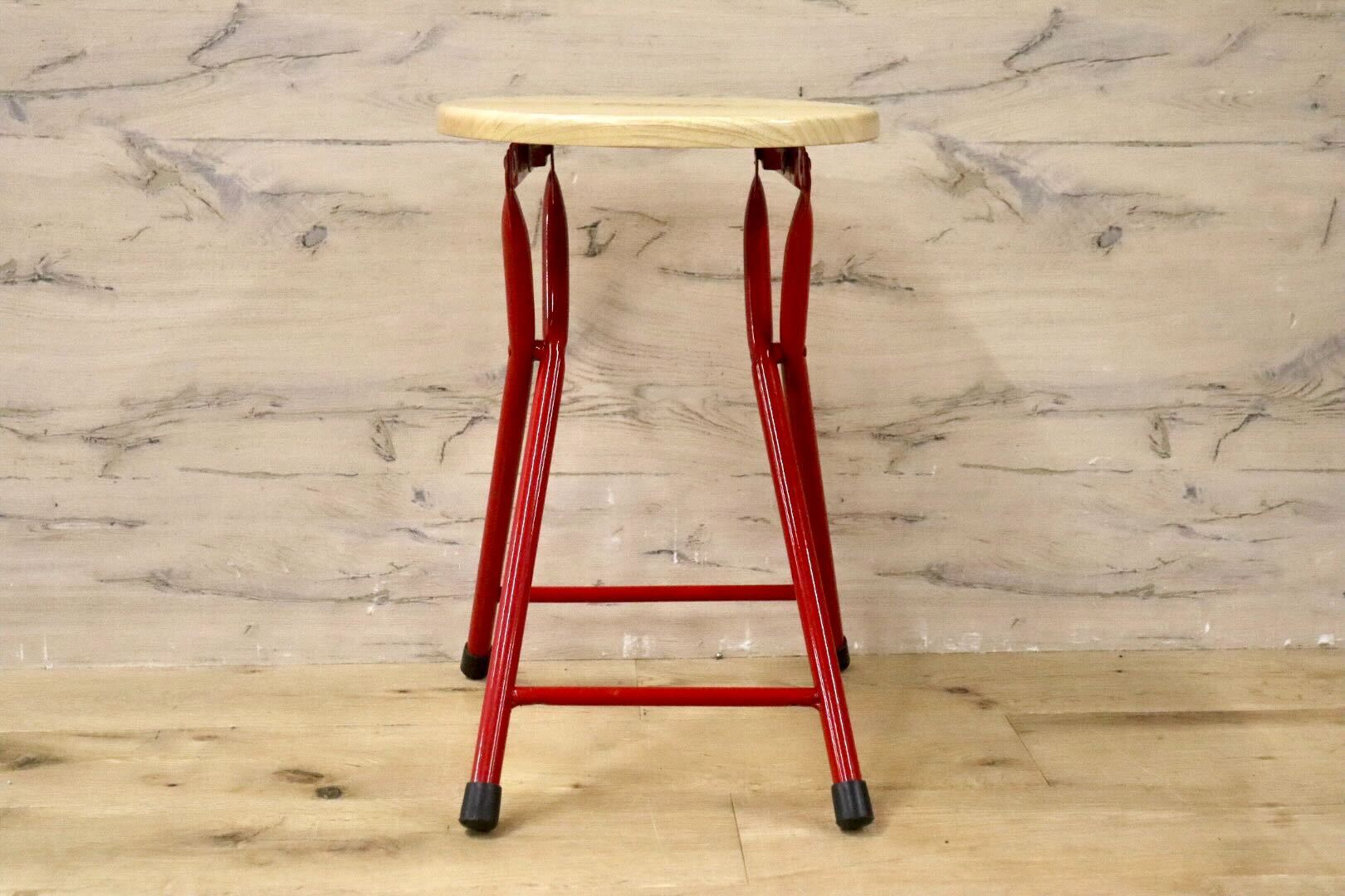 GMIS441◯コカコーラ スツール 昭和レトロ ビンテージ 座面木製 チェア インテリア ディスプレイ 稀少