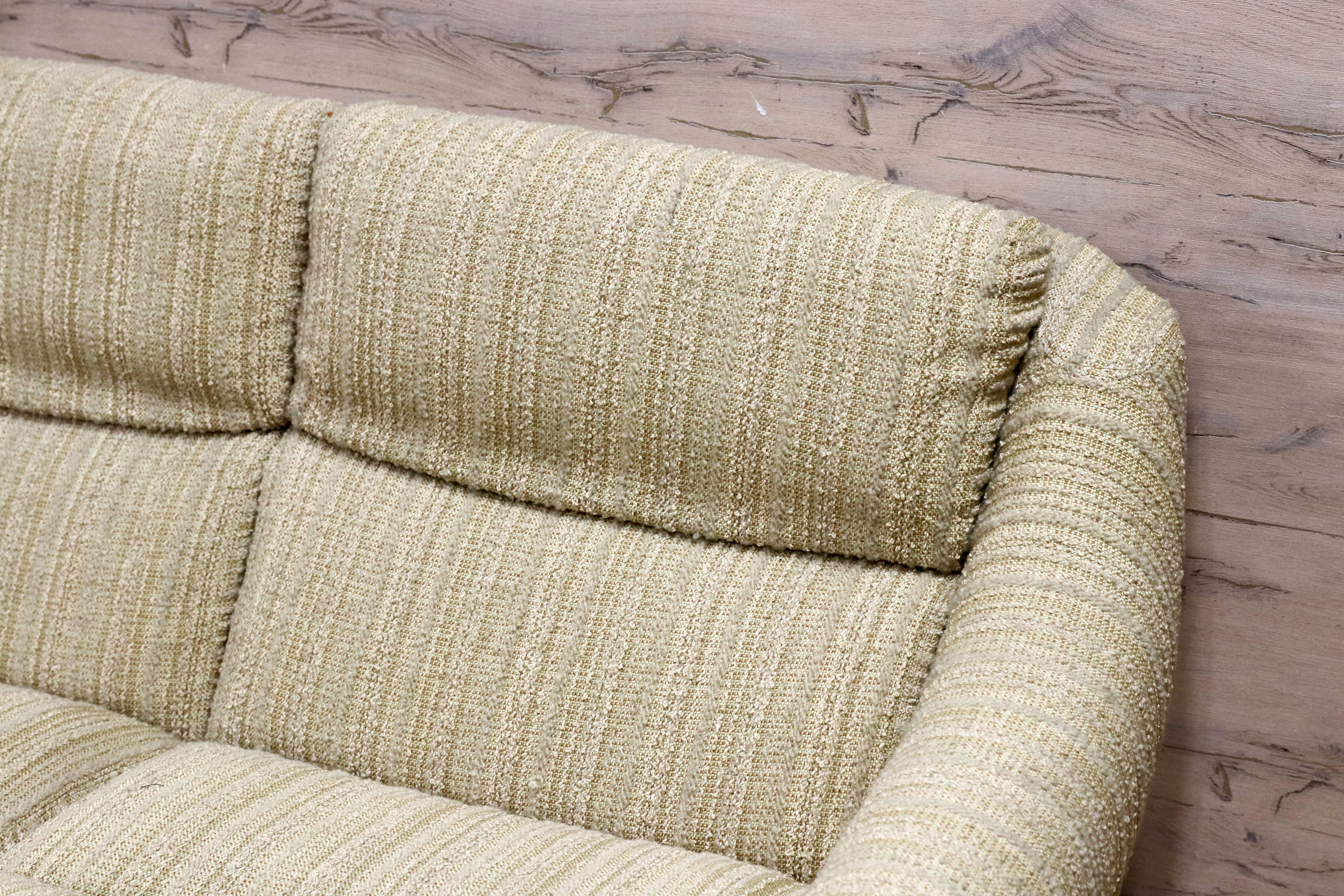 GMIH363B○Overman International スウェーデン製 北欧ヴィンテージ トリプルソファ 3人掛けソファ ラウンジチェア 稀少