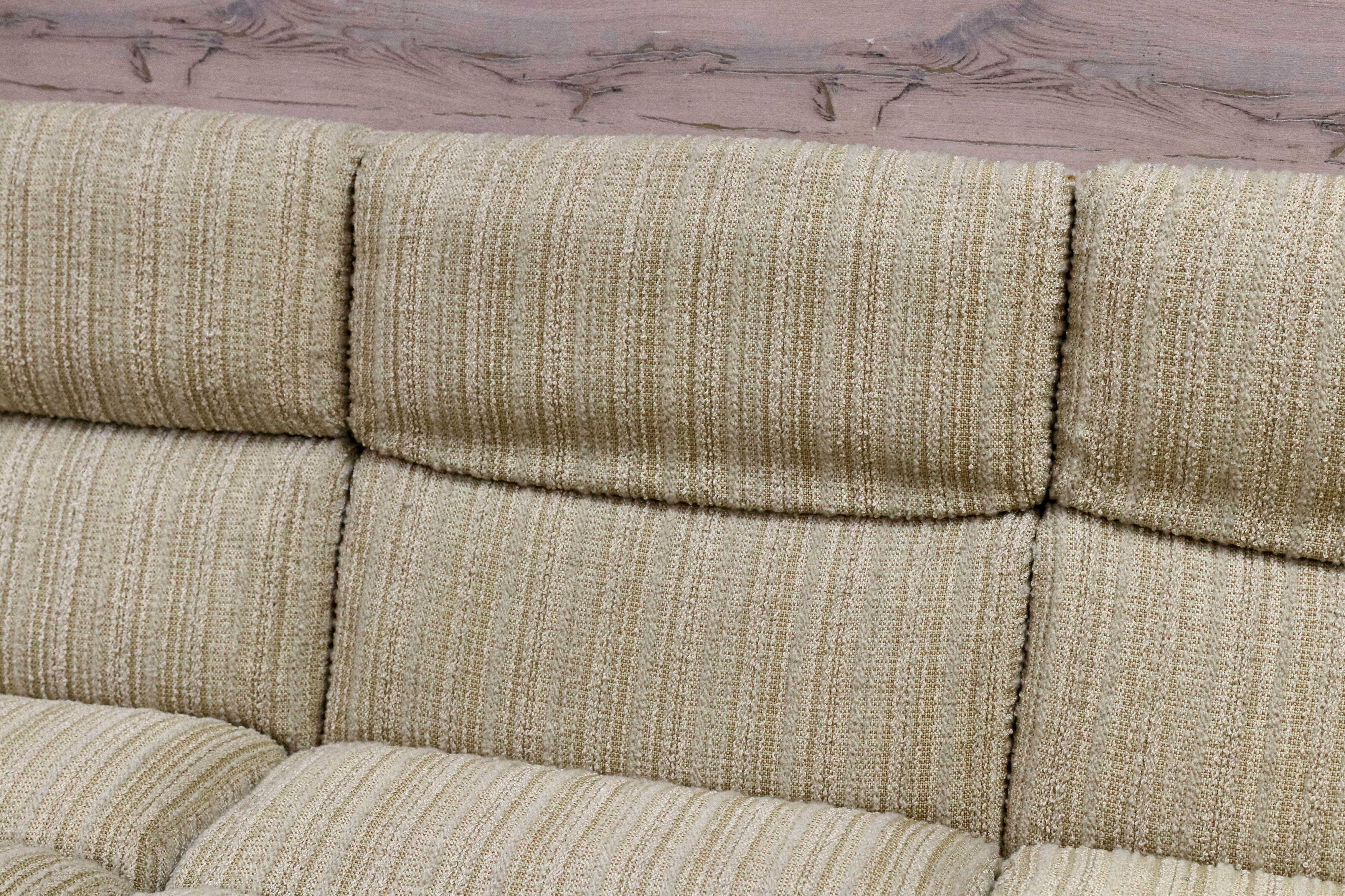 GMIH363B○Overman International スウェーデン製 北欧ヴィンテージ トリプルソファ 3人掛けソファ ラウンジチェア 稀少