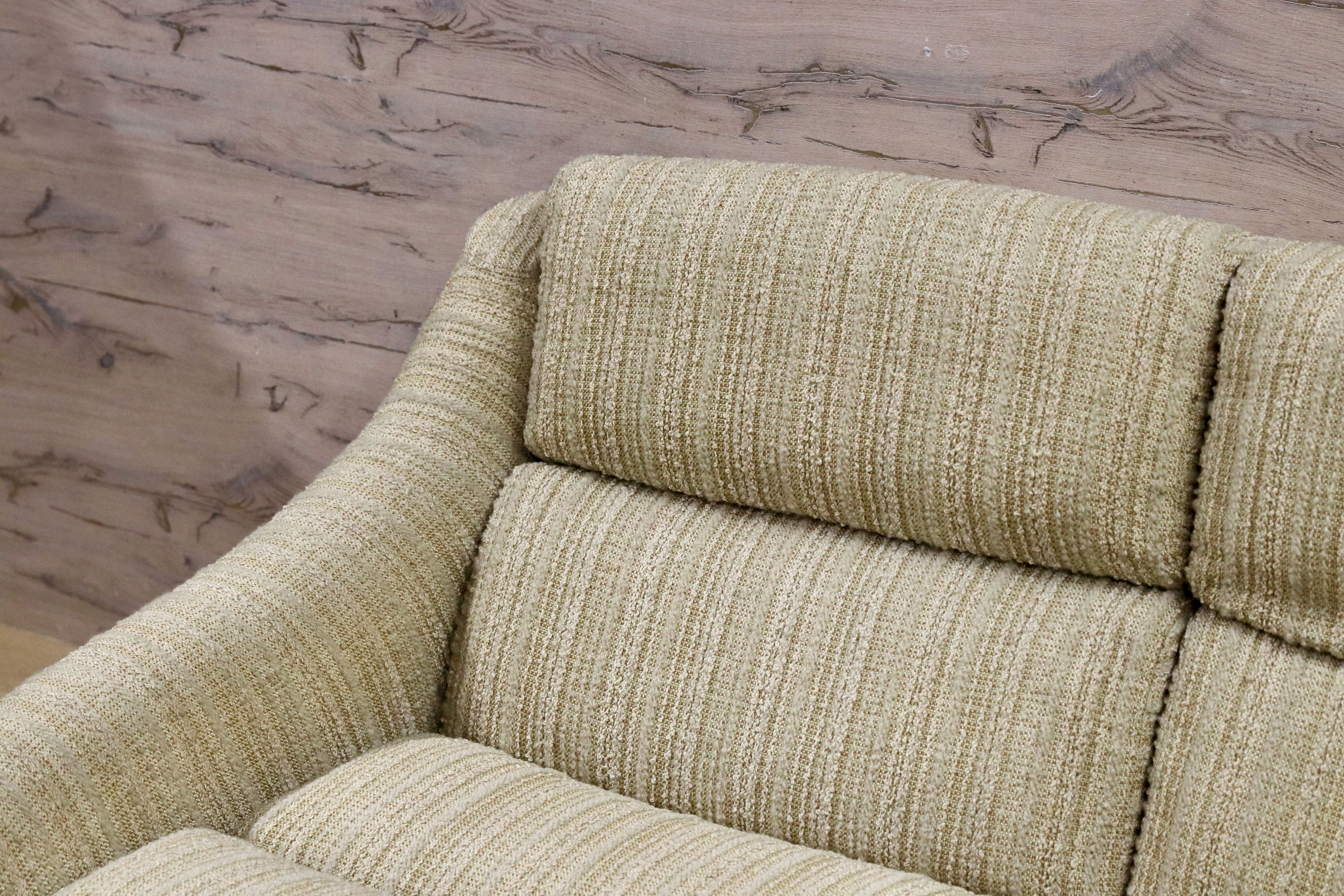 GMIH363B○Overman International スウェーデン製 北欧ヴィンテージ トリプルソファ 3人掛けソファ ラウンジチェア 稀少