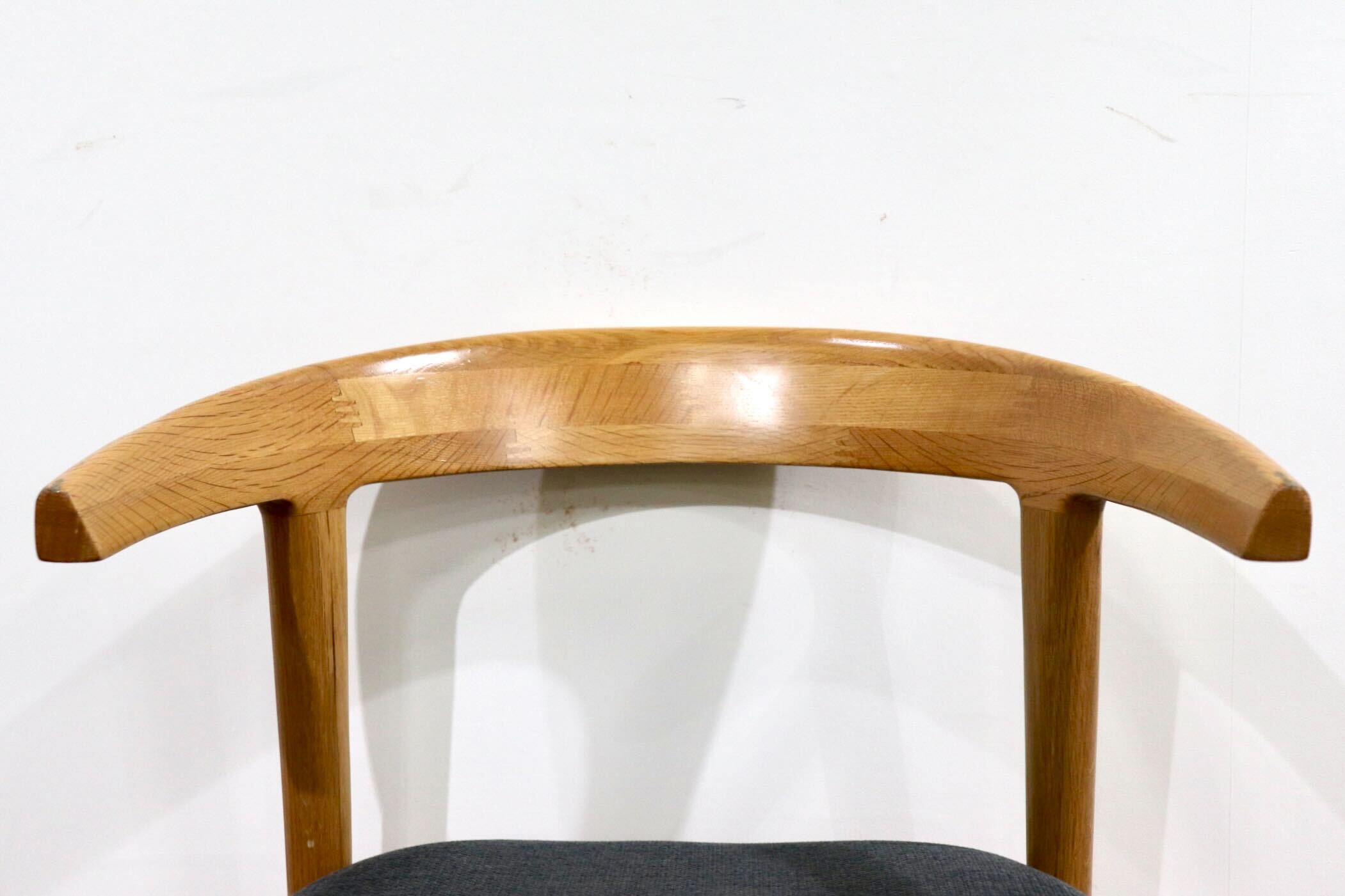 GMHN275C○北欧スタイル ダイニングチェア アームチェア 食卓椅子 椅子 チェア シンプル ナチュラル グレー オーク材 モダン 検) TOMOSU